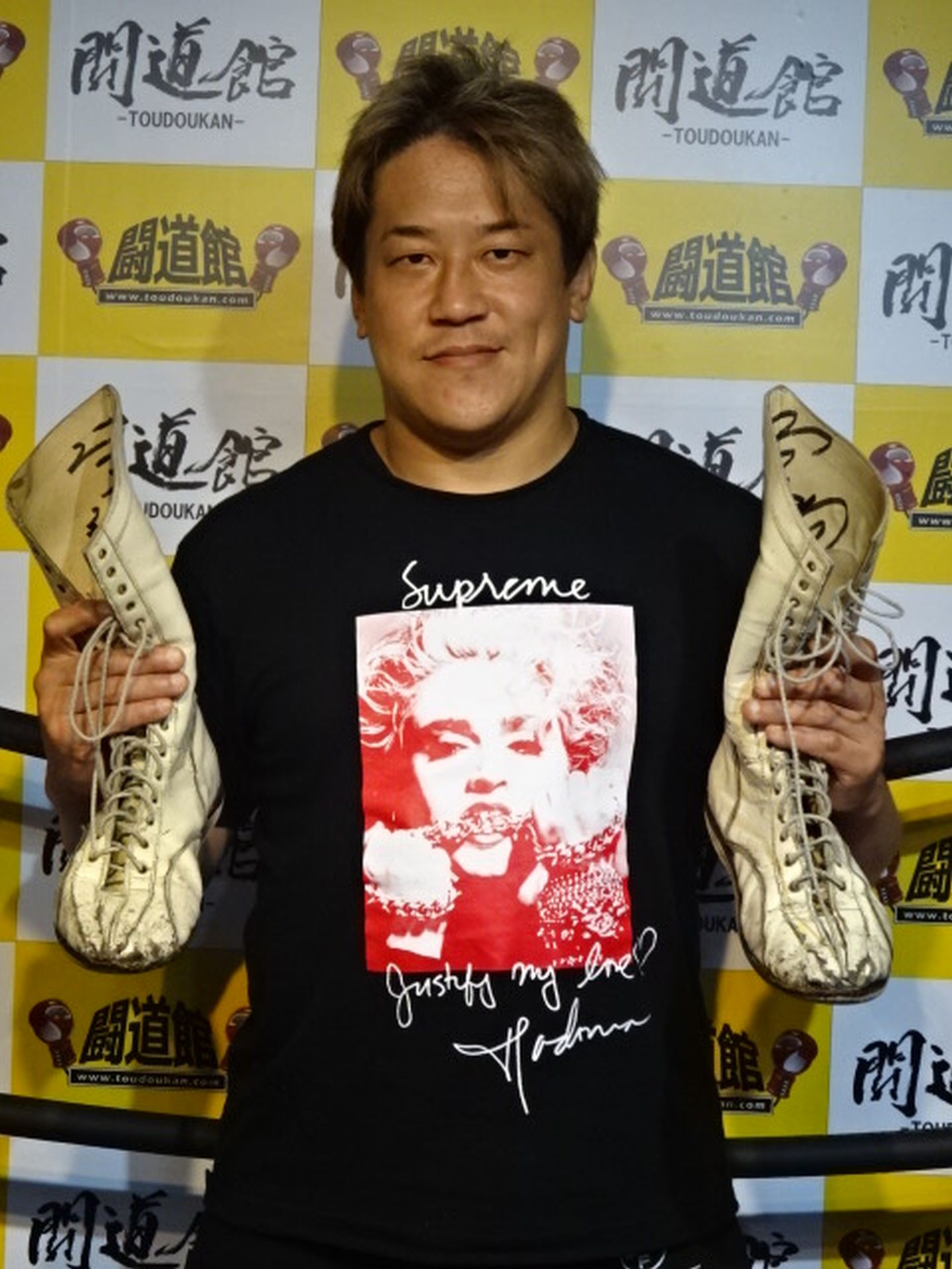 ★ Yuko Míymoto himself worn by him ! Ring shoes ★ full of scratches