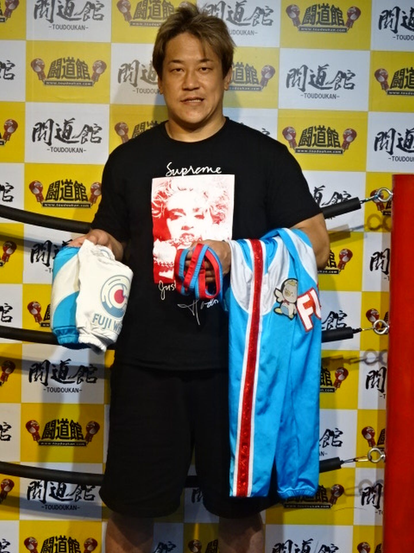 宮本裕向 ★ヤンキー二丁拳銃、3度目の防衛成功!! アジアタッグ選手権試合実使用★