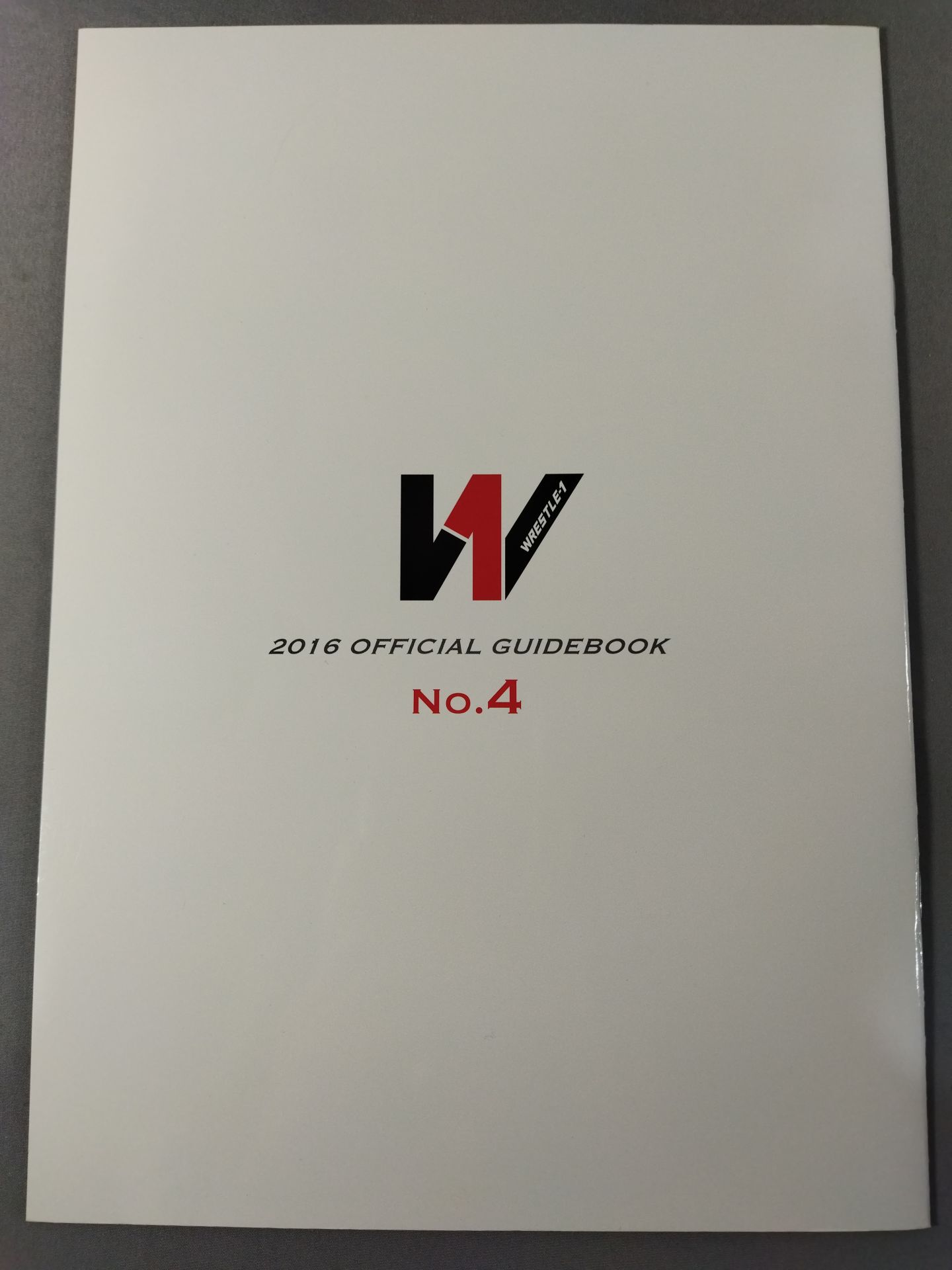 WRESTLE-1 OFFICIAL GUIDE BOOK 2016 NO.4