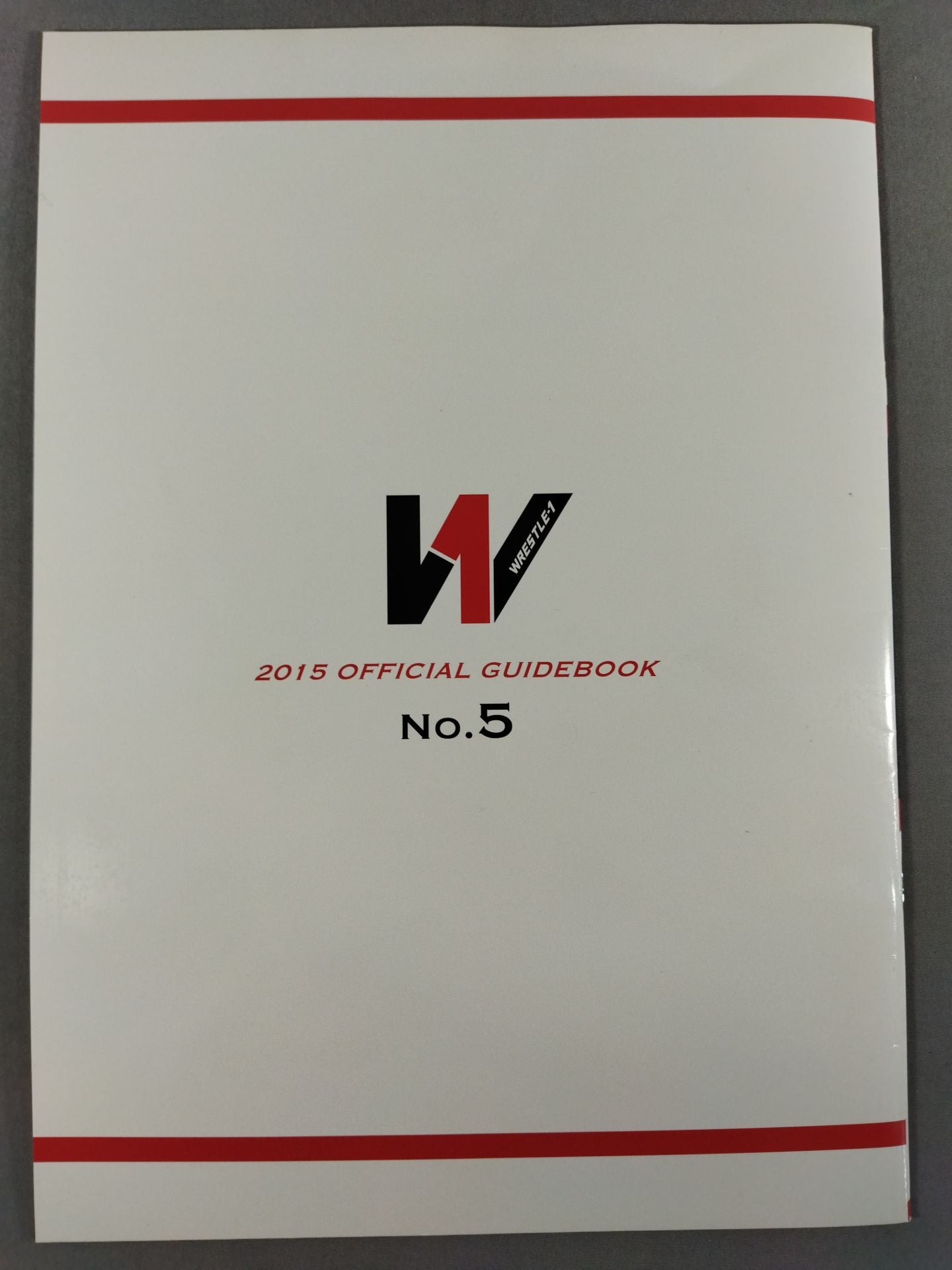 WRESTLE-1 OFFICIAL GUIDE BOOK 2015 No.5