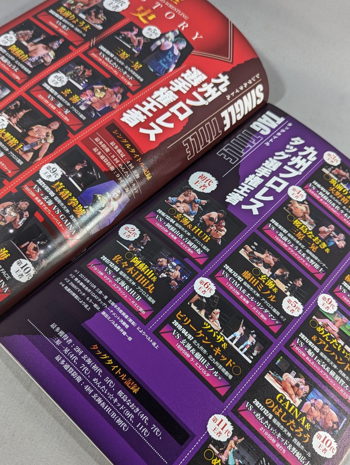 Kyushu Pro Wrestling 14th Anniversary Tournament Official "Cheer Up!! BOOK」