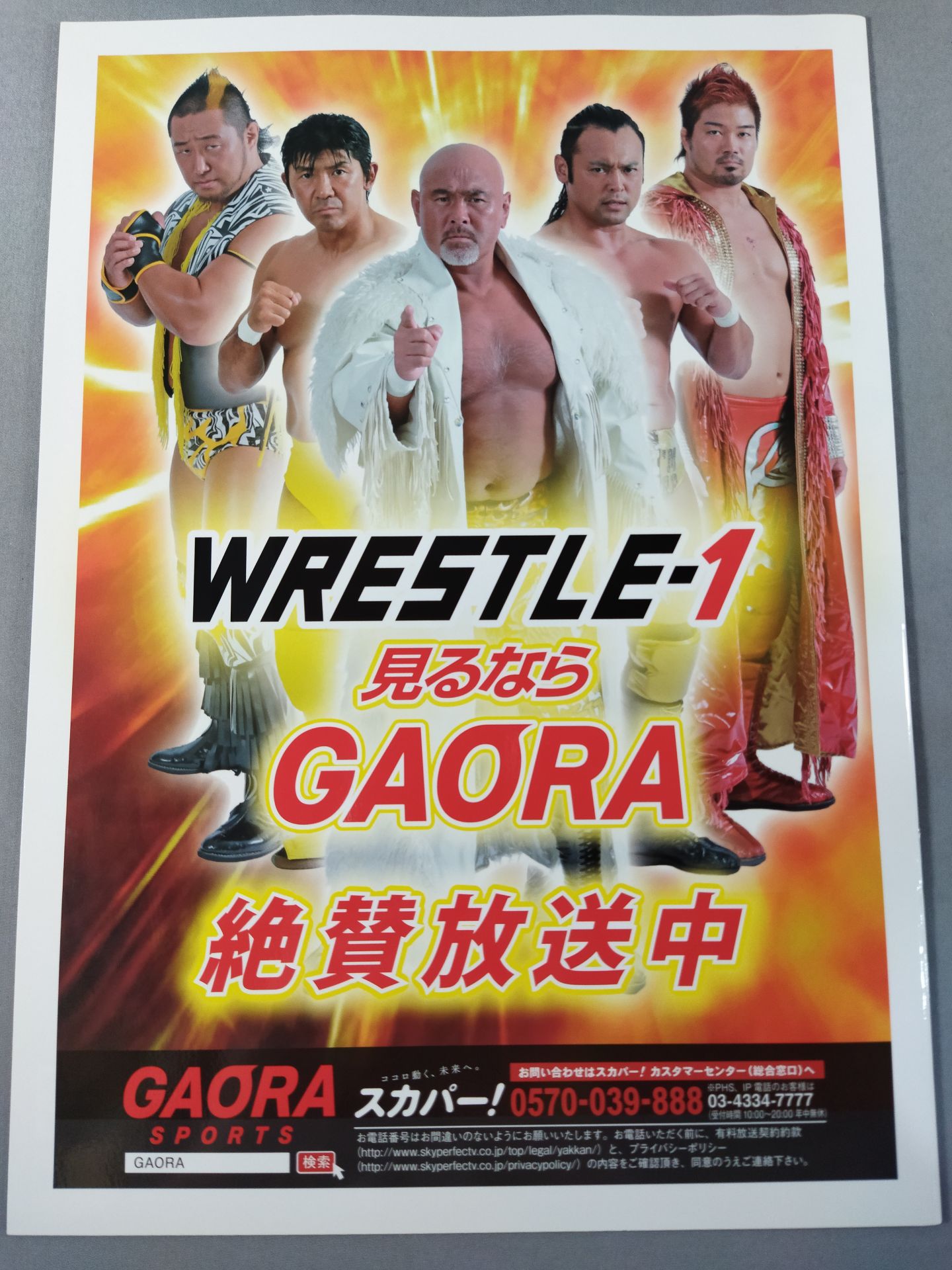 WRESTLE-1 OFFICIAL GUIDE BOOK 2014 No.4