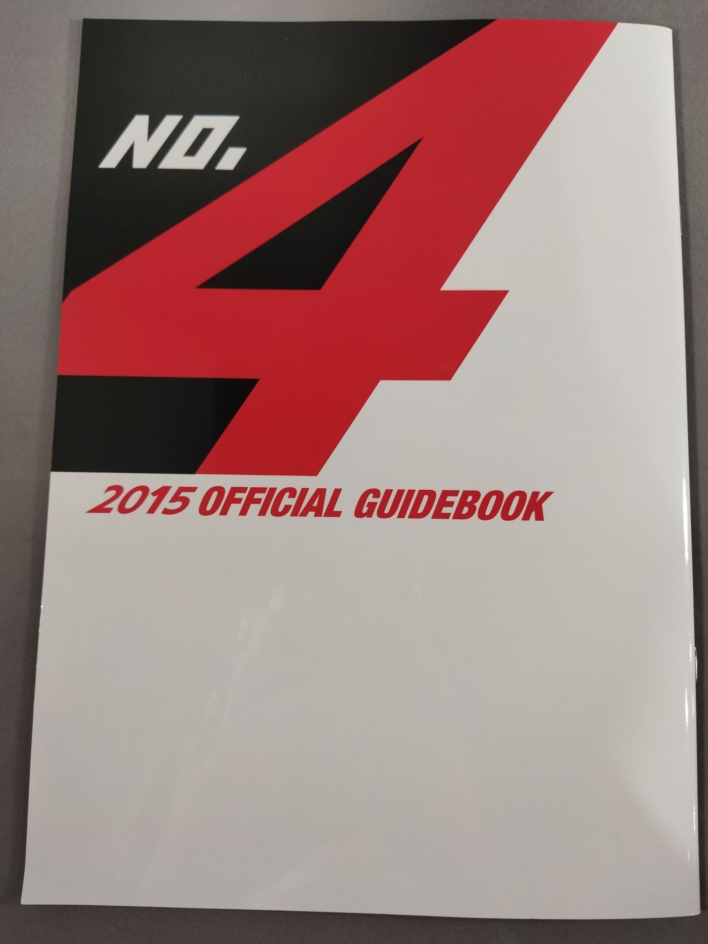 ★ Grand Prix Final ★ WRESTLE-1 OFFICIAL GUIDE BOOK 2015 No.4