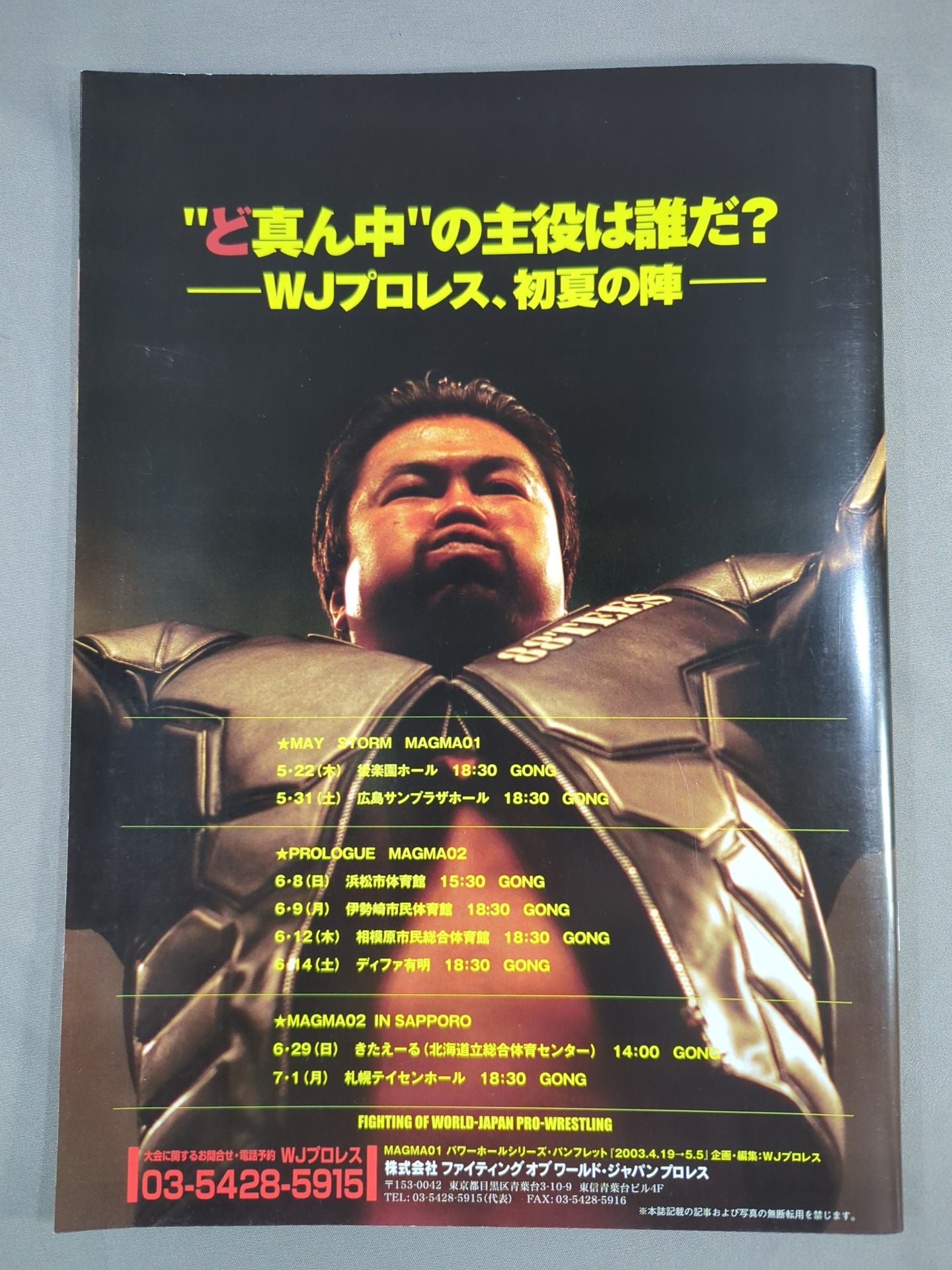 WJプロレス / MAGMA01 パワーホールシリーズ