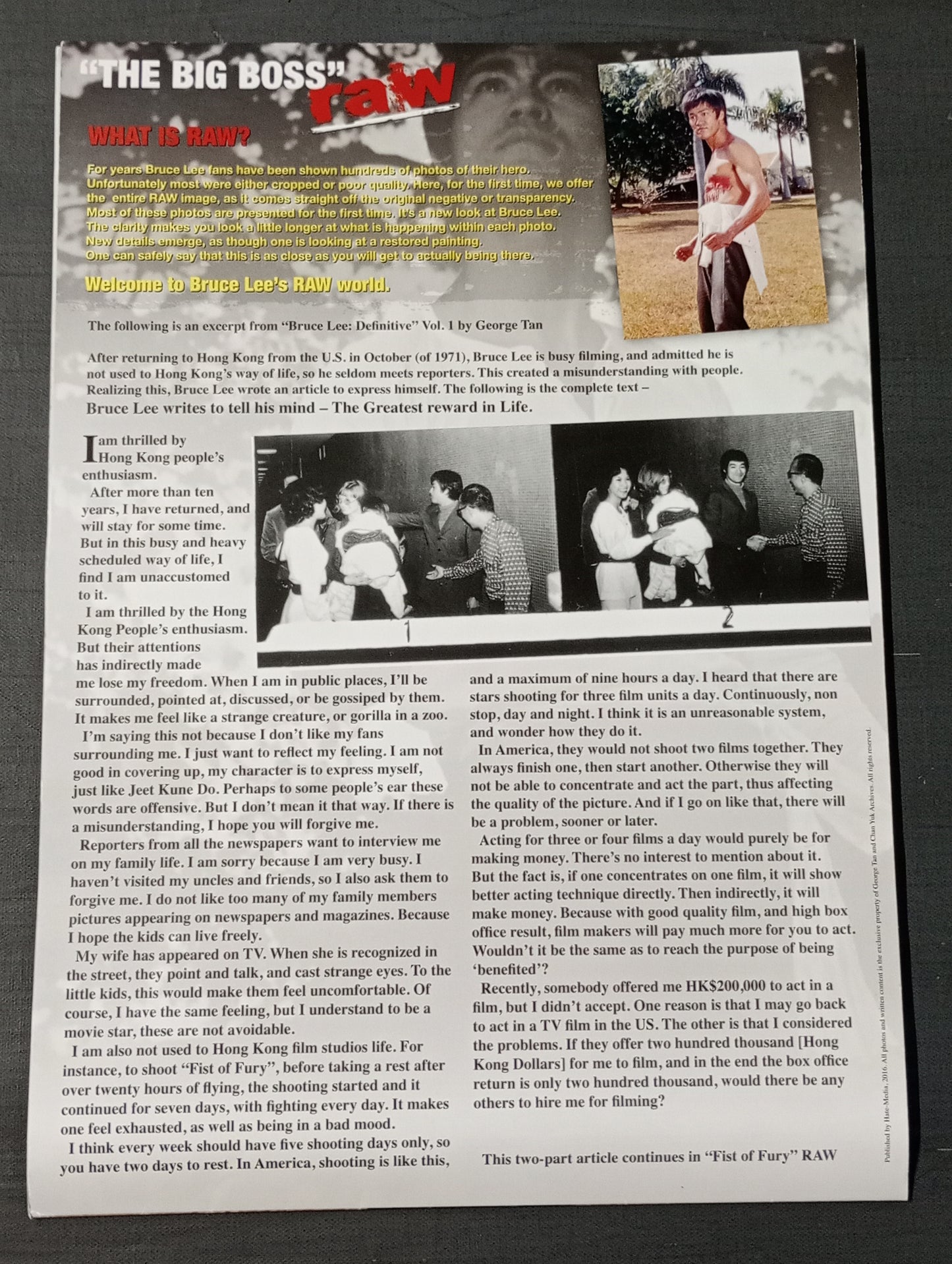 KUNG-FU MONTHLY No.1 / THE HOME OF THE DRAGON