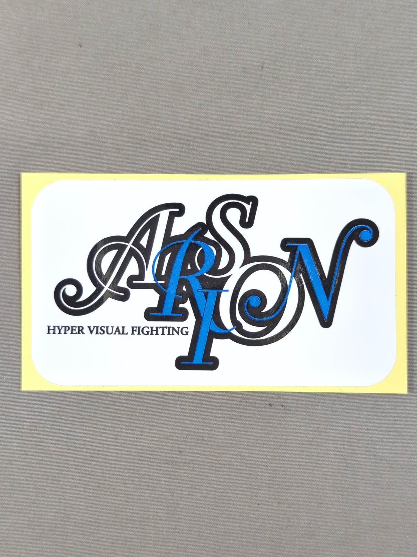 ARSION "promotion logo" sticker