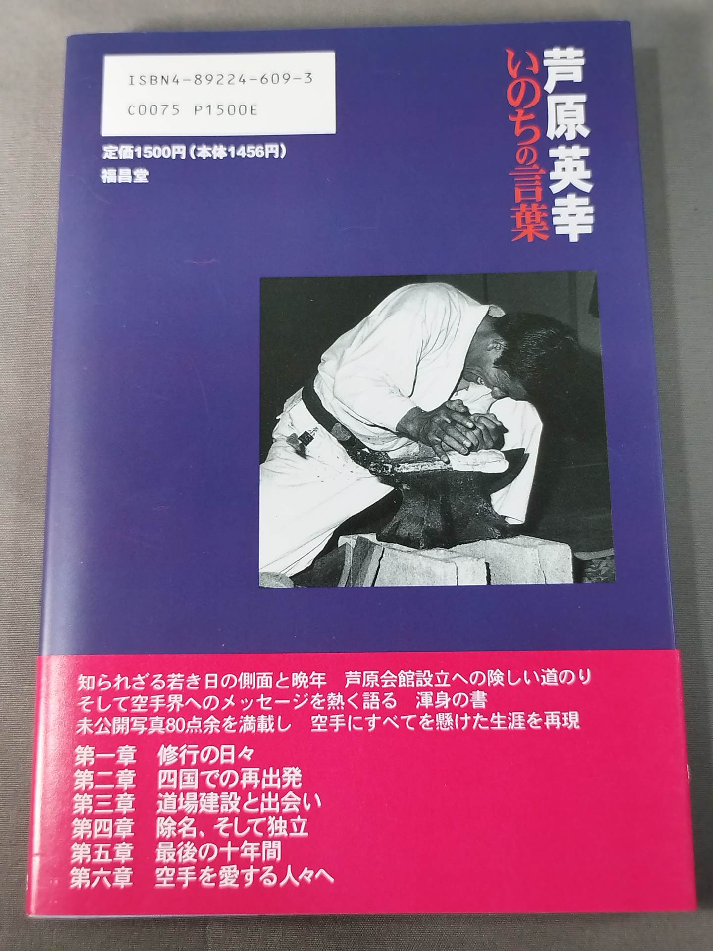 芦原英幸 いのちの言葉 空手を愛する人々へ