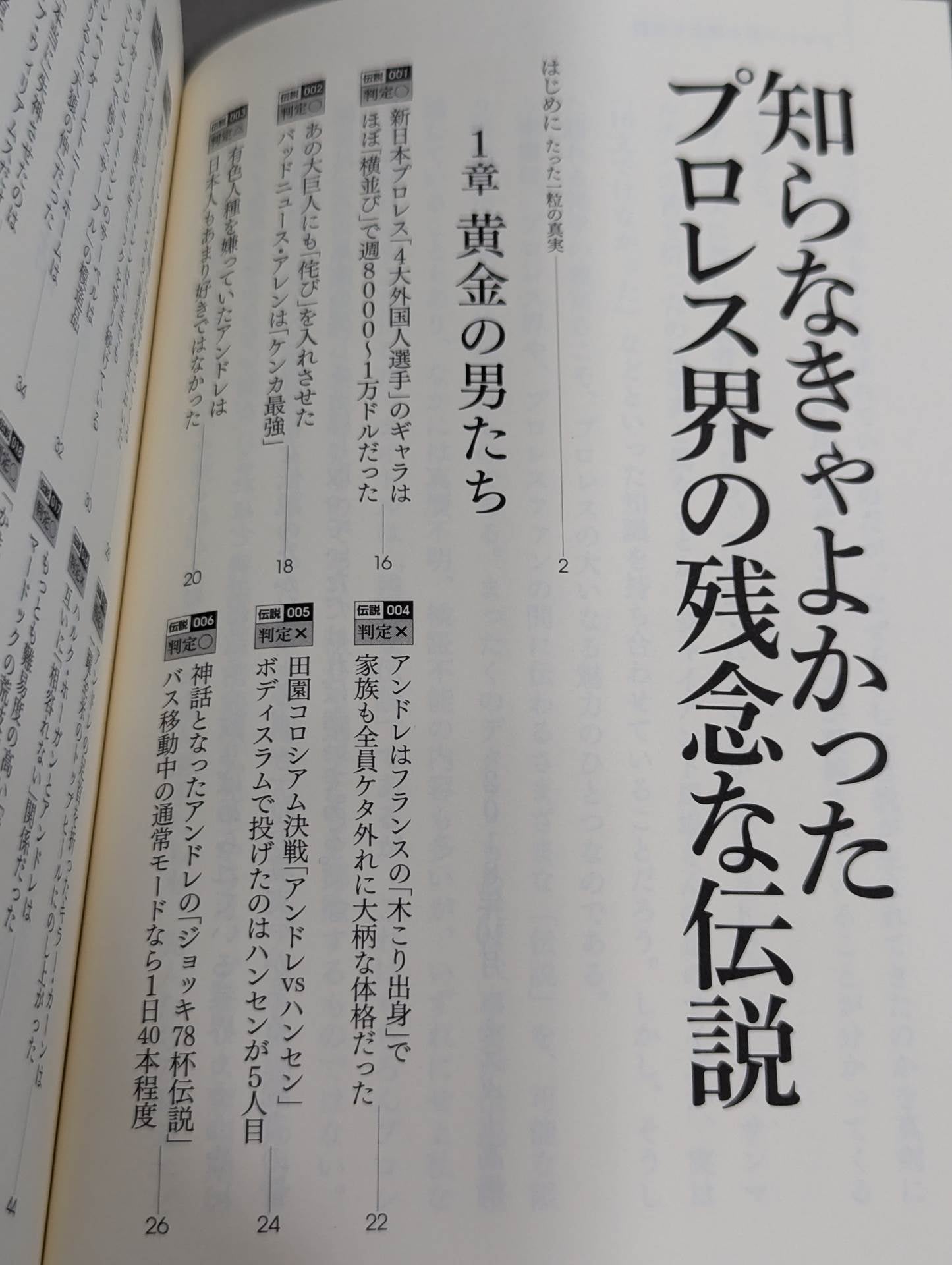 知らなきゃよかった プロレス界の残念な伝説