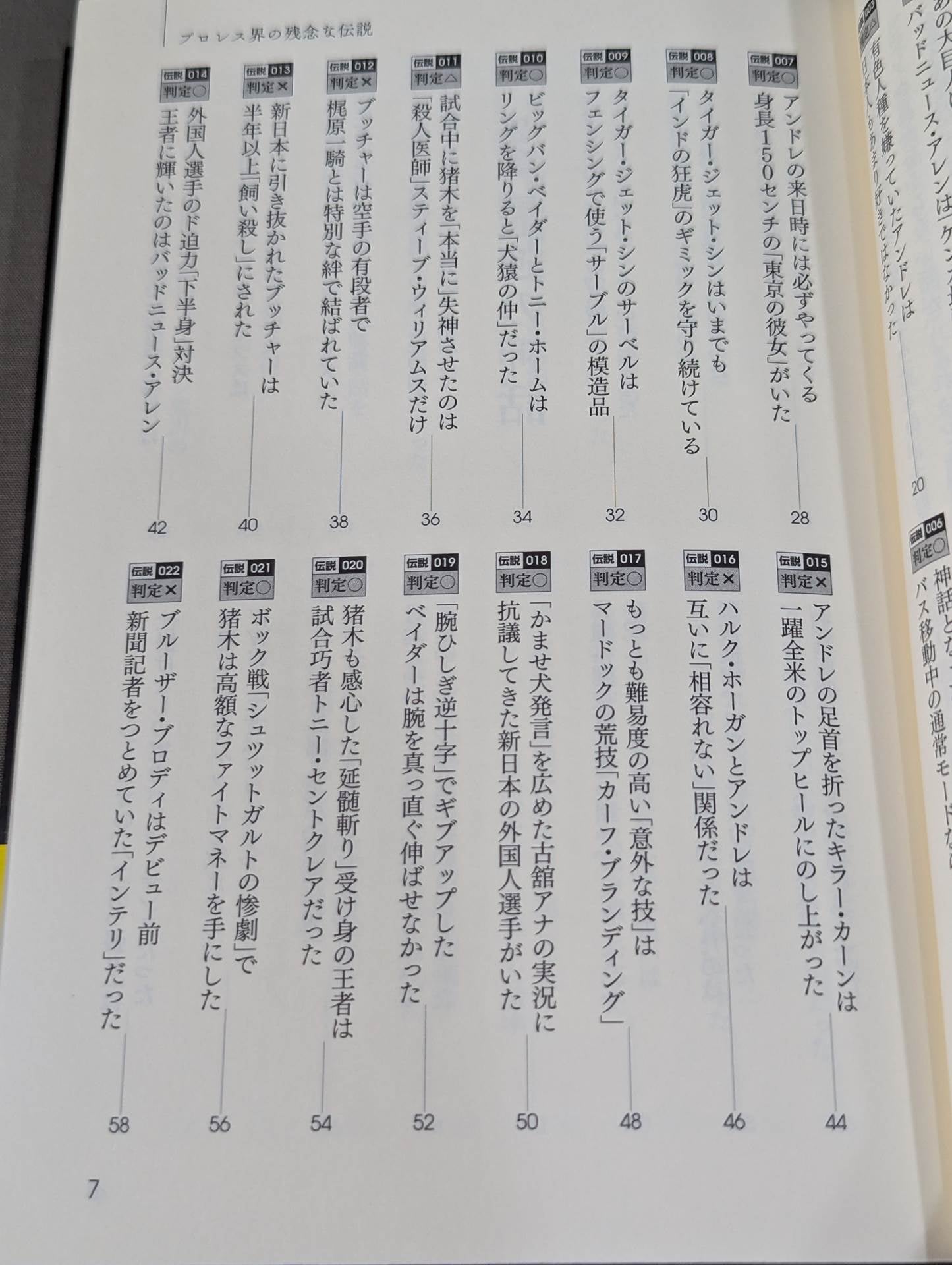 知らなきゃよかった プロレス界の残念な伝説