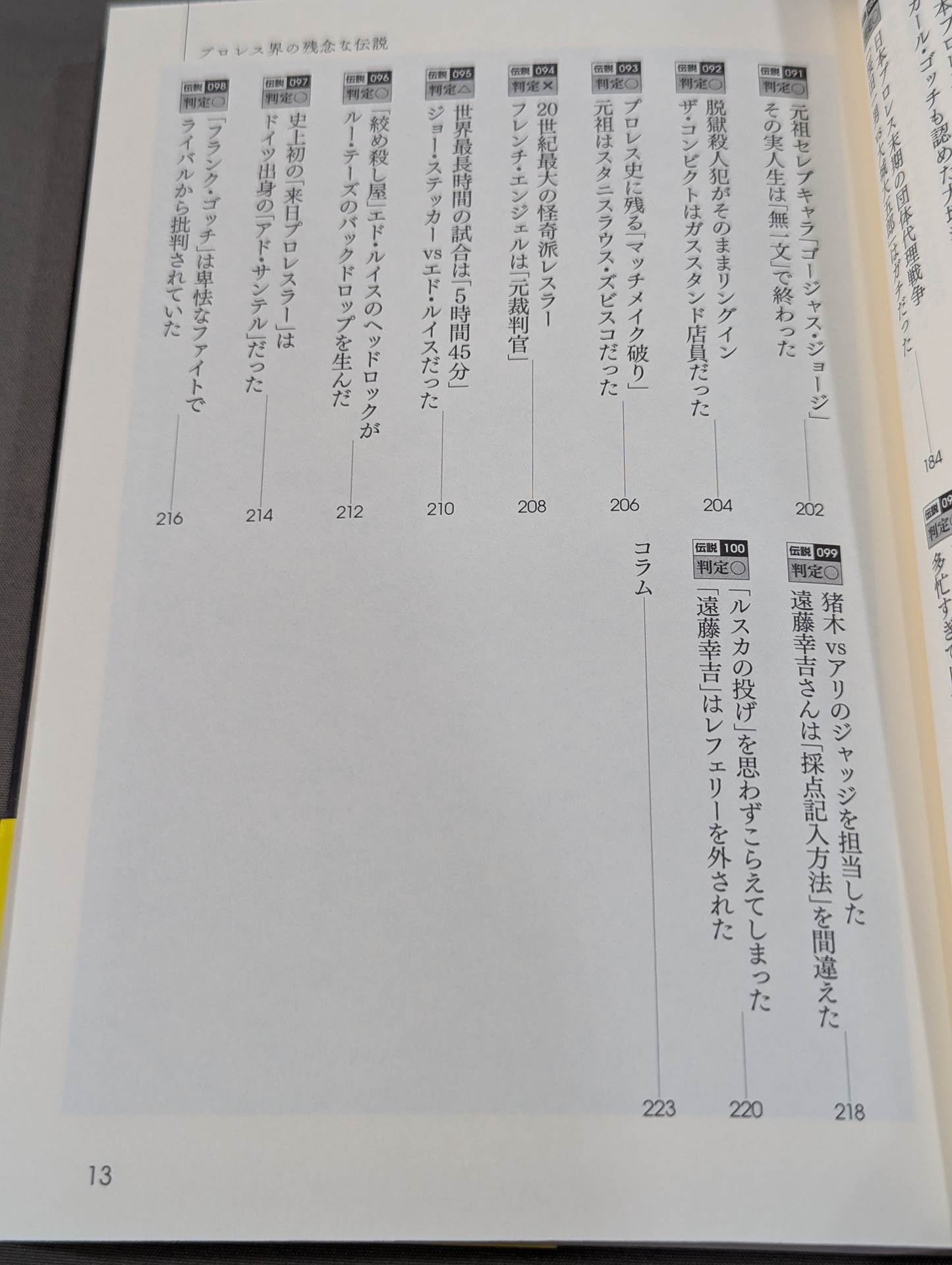 知らなきゃよかった プロレス界の残念な伝説