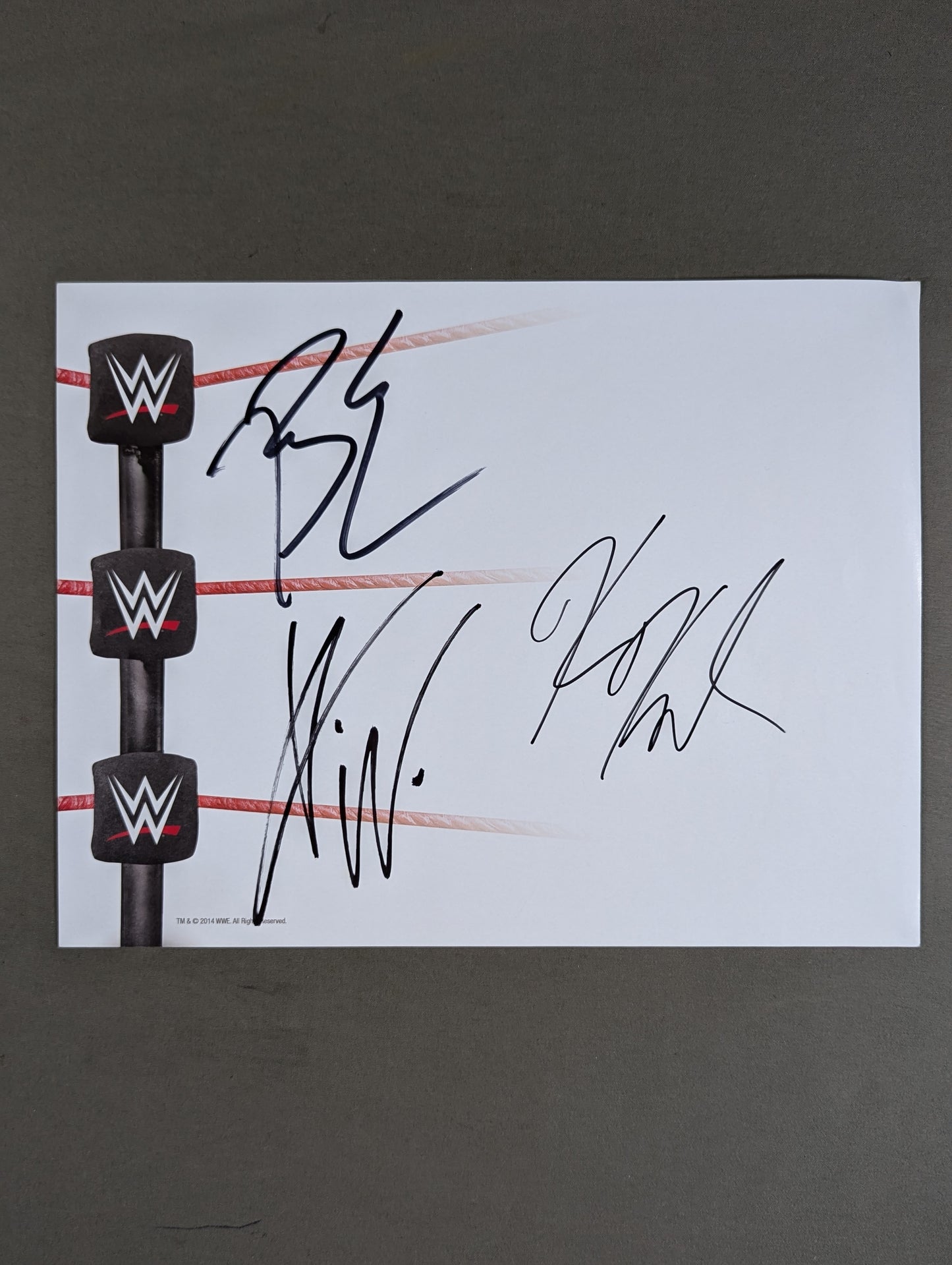 Big E & Exabia Woods & Kofi Kingston (WWE Paper)