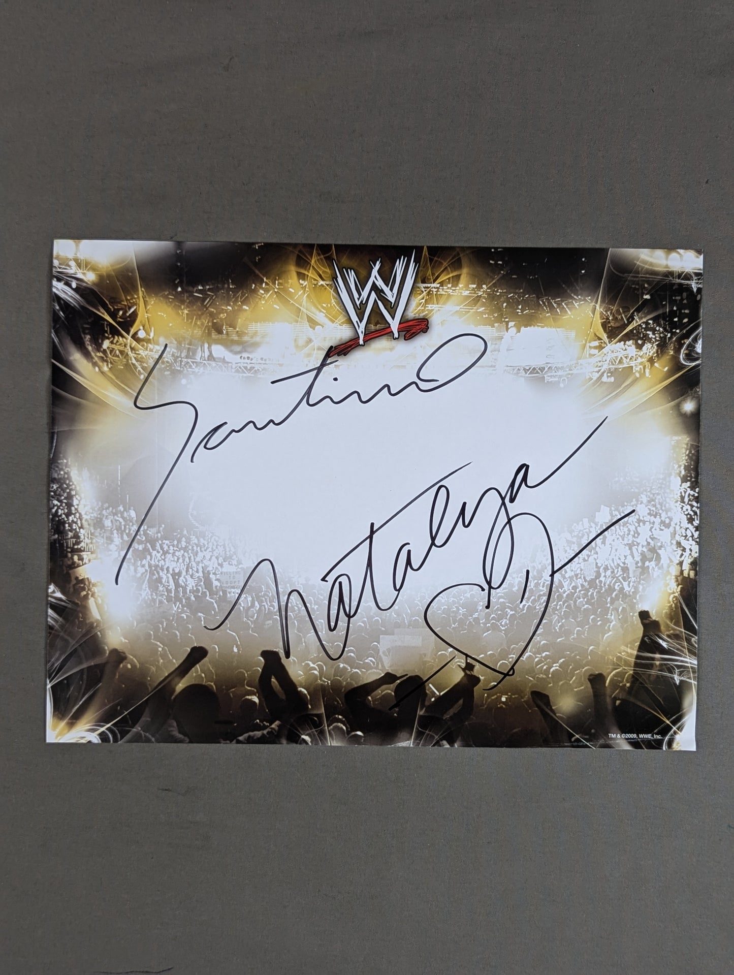 Santino Marella & Natalia (WWE Paper)