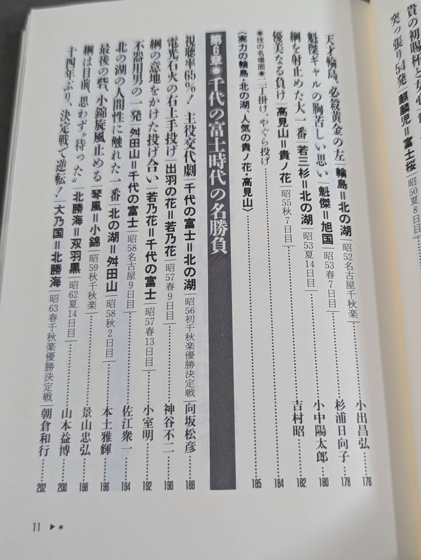 大相撲この一番 ”通”が選ぶ思い出の名勝負