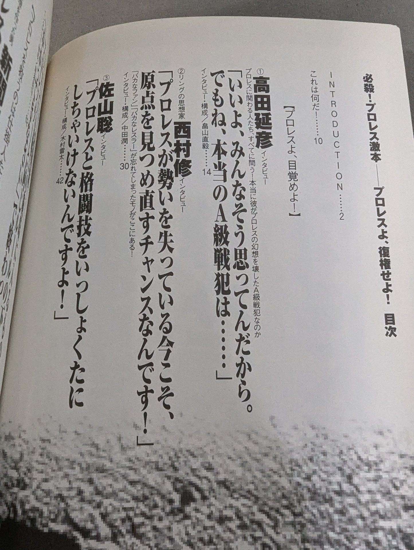 Deadly! Pro Wrestling Gekimoto No one does it all day& Thorough criticism of Pancrase