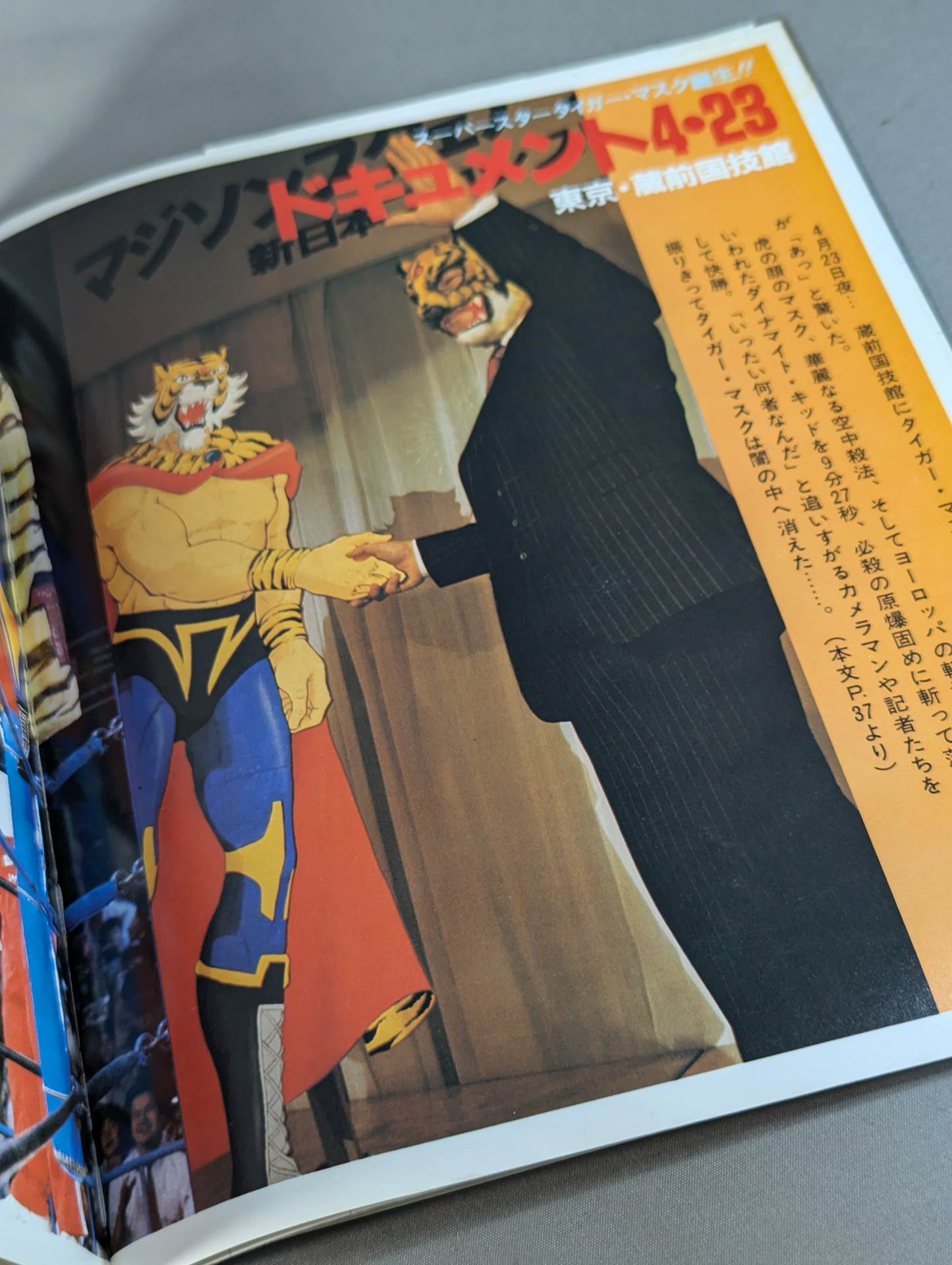 Tiger Mask photo collection TV Asahi Golden Album