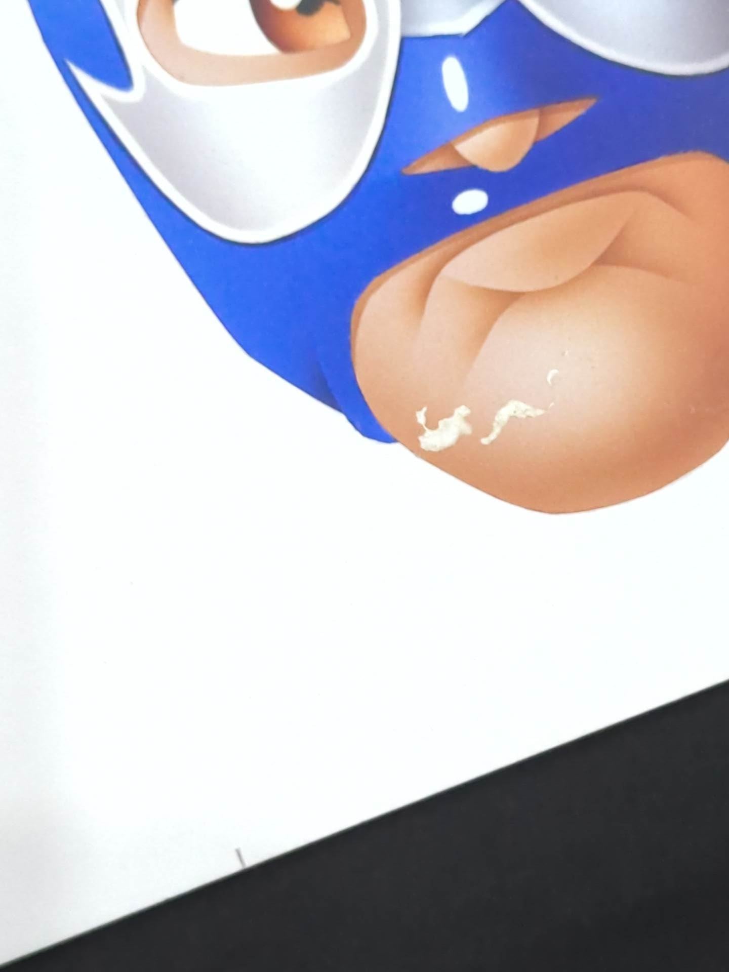 ★坂井永年氏 原画作品★「マスク大百科」スーパーレジェンドマスクマン