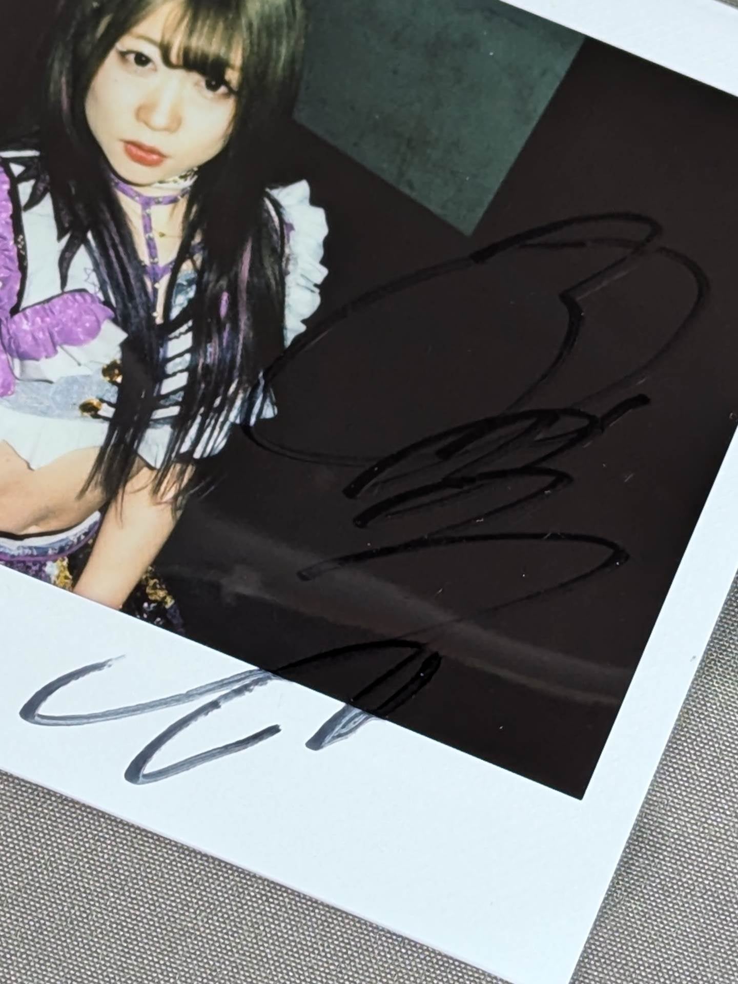Tam Nakano hand signed autograph Cheki (H-1)