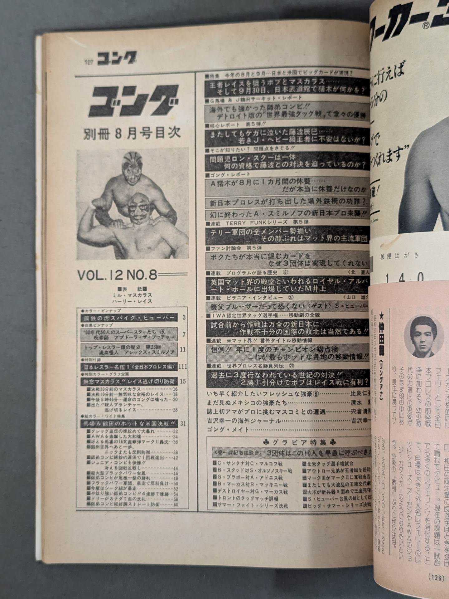 別冊ゴングVol.12 No.8