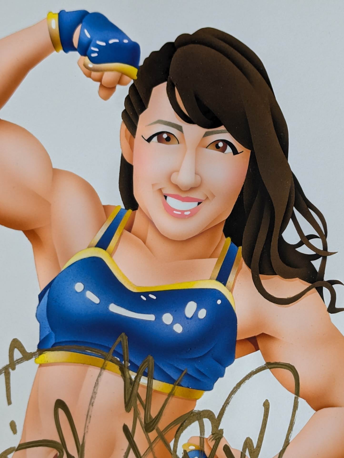 ★坂井永年氏 原画作品★「筋肉才女」才木玲佳