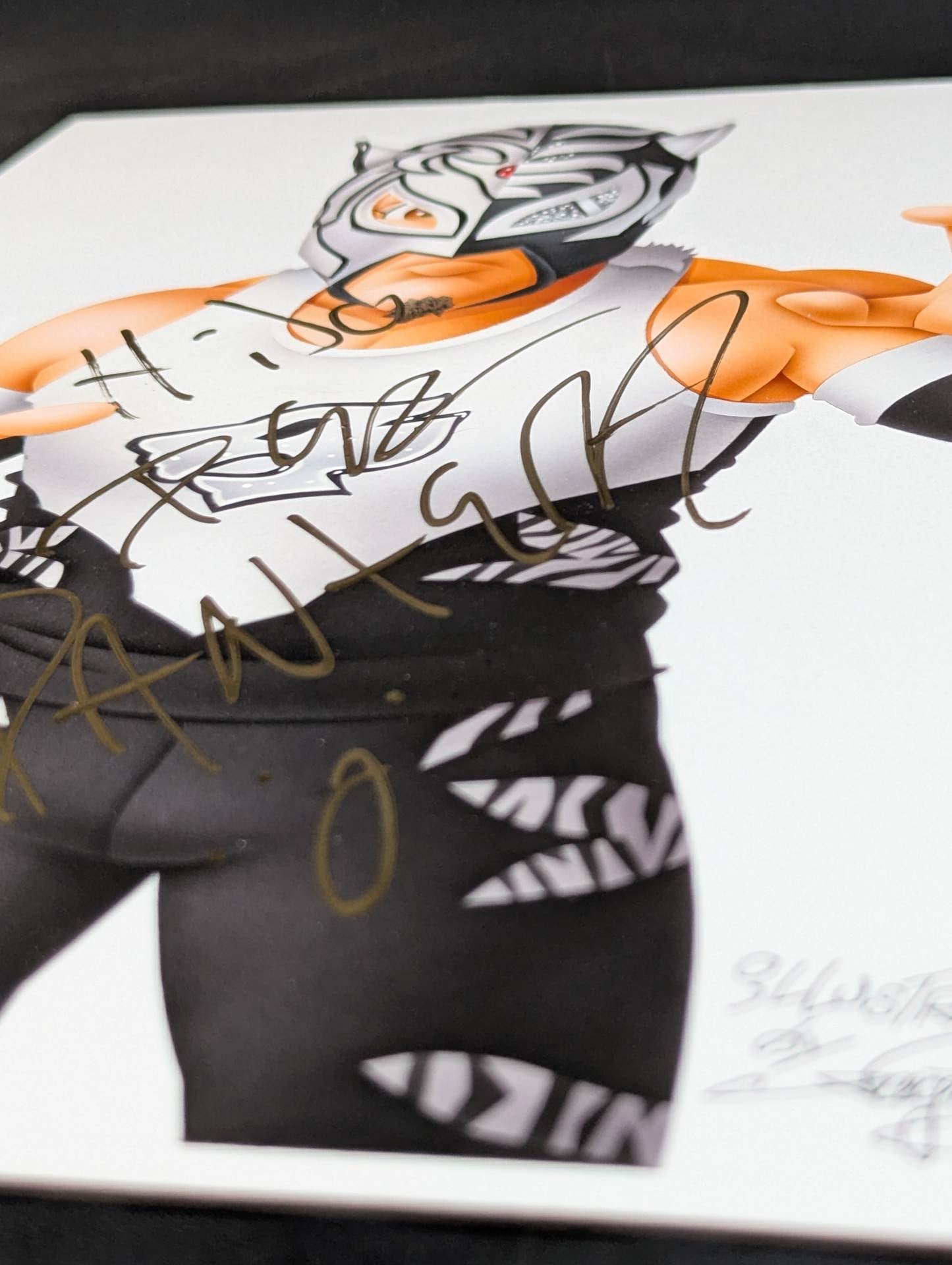 ★ Nagatoshi Sakai 's original drawing work ★ "Black Panther Mask II" Hijo del Pantera