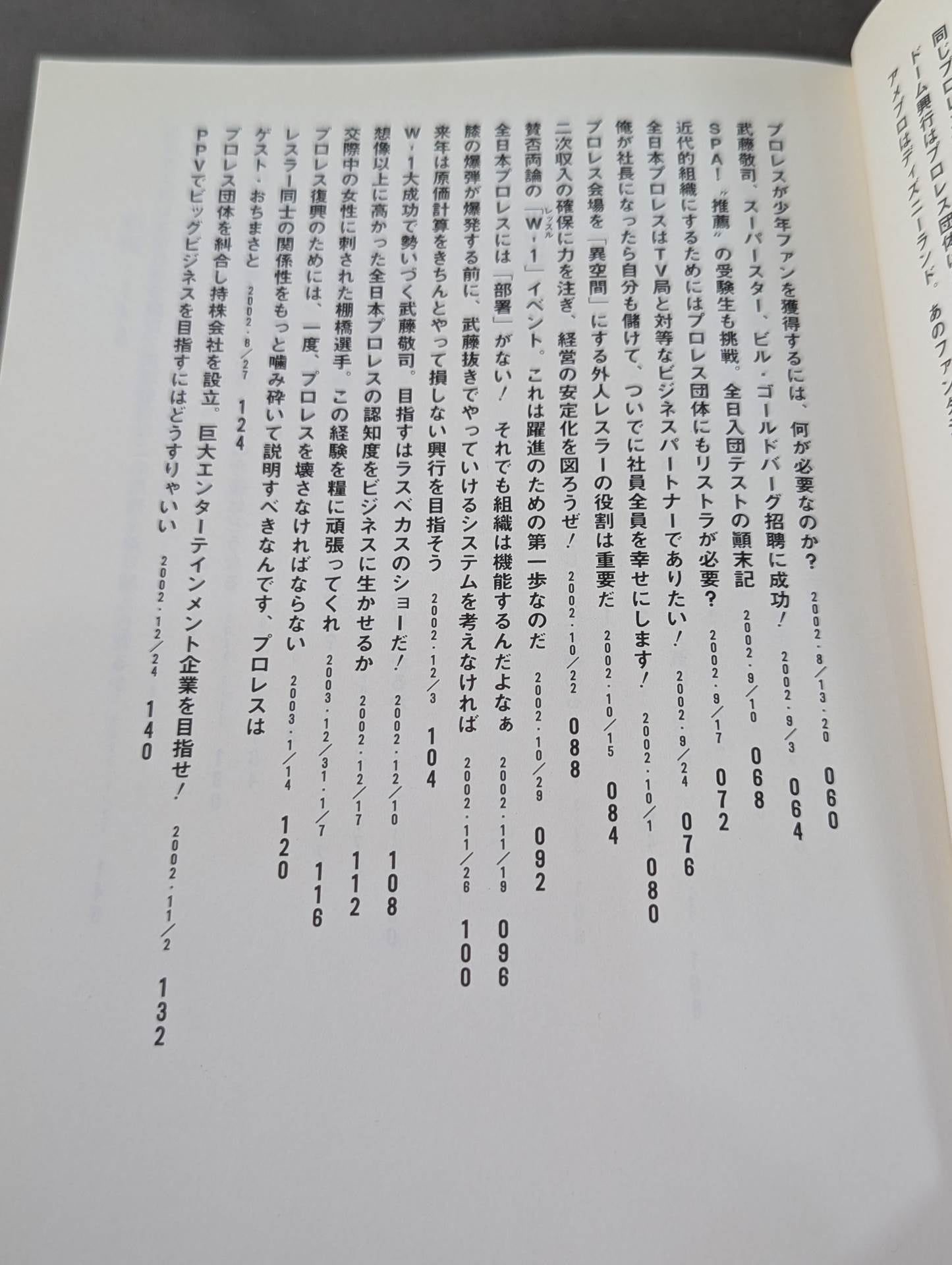 全日本プロレス代表取締役社長 武藤敬司