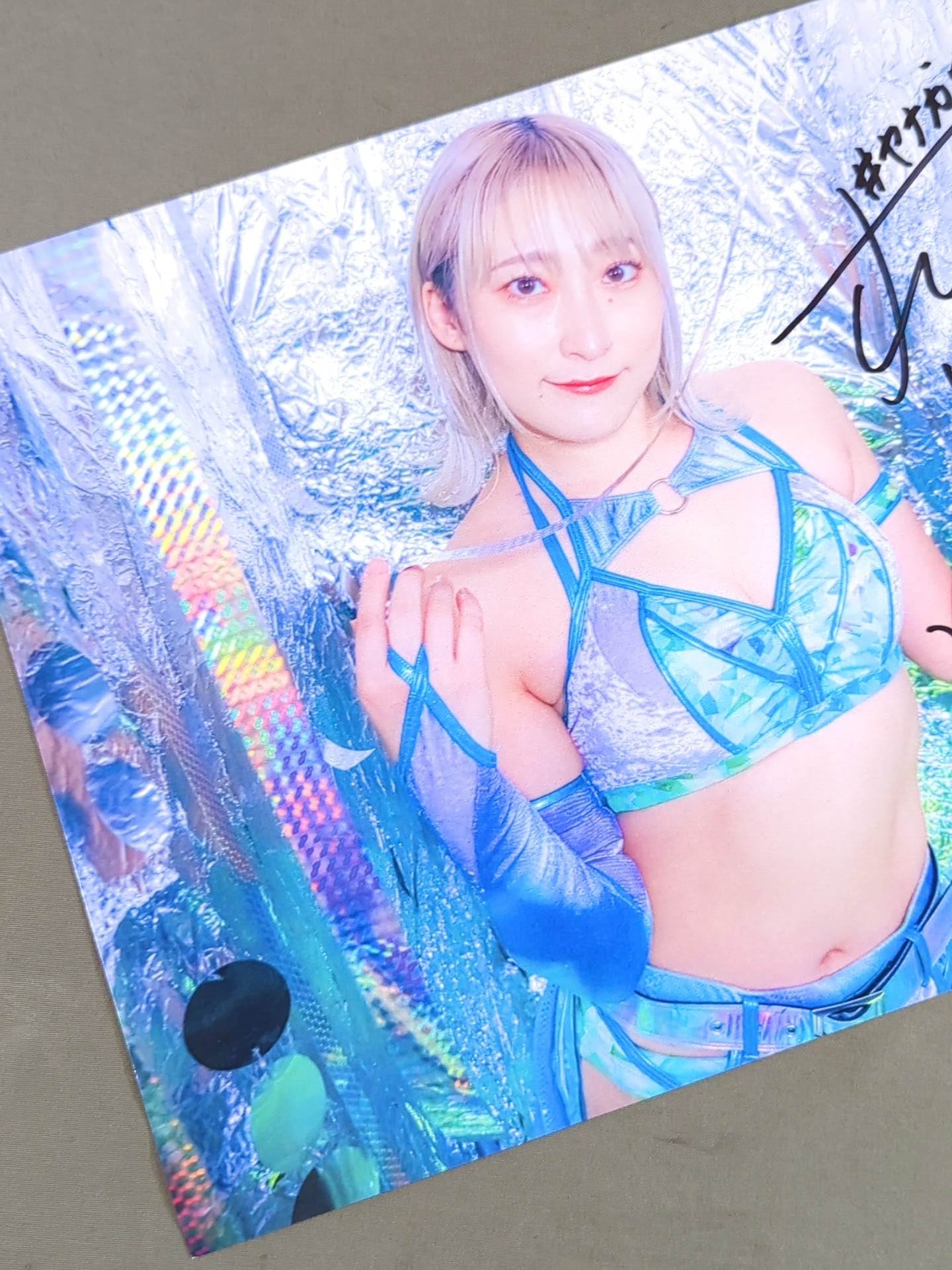 柳川澄椿 直筆サイン入りポートレート(A-1)