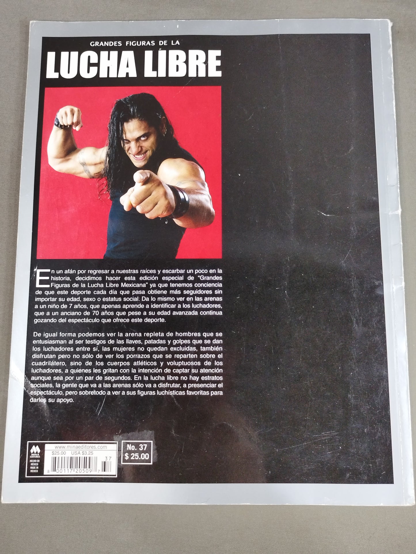 GRANDES FIGURAS DE LA LUCHA LIBRE NUMERO 37