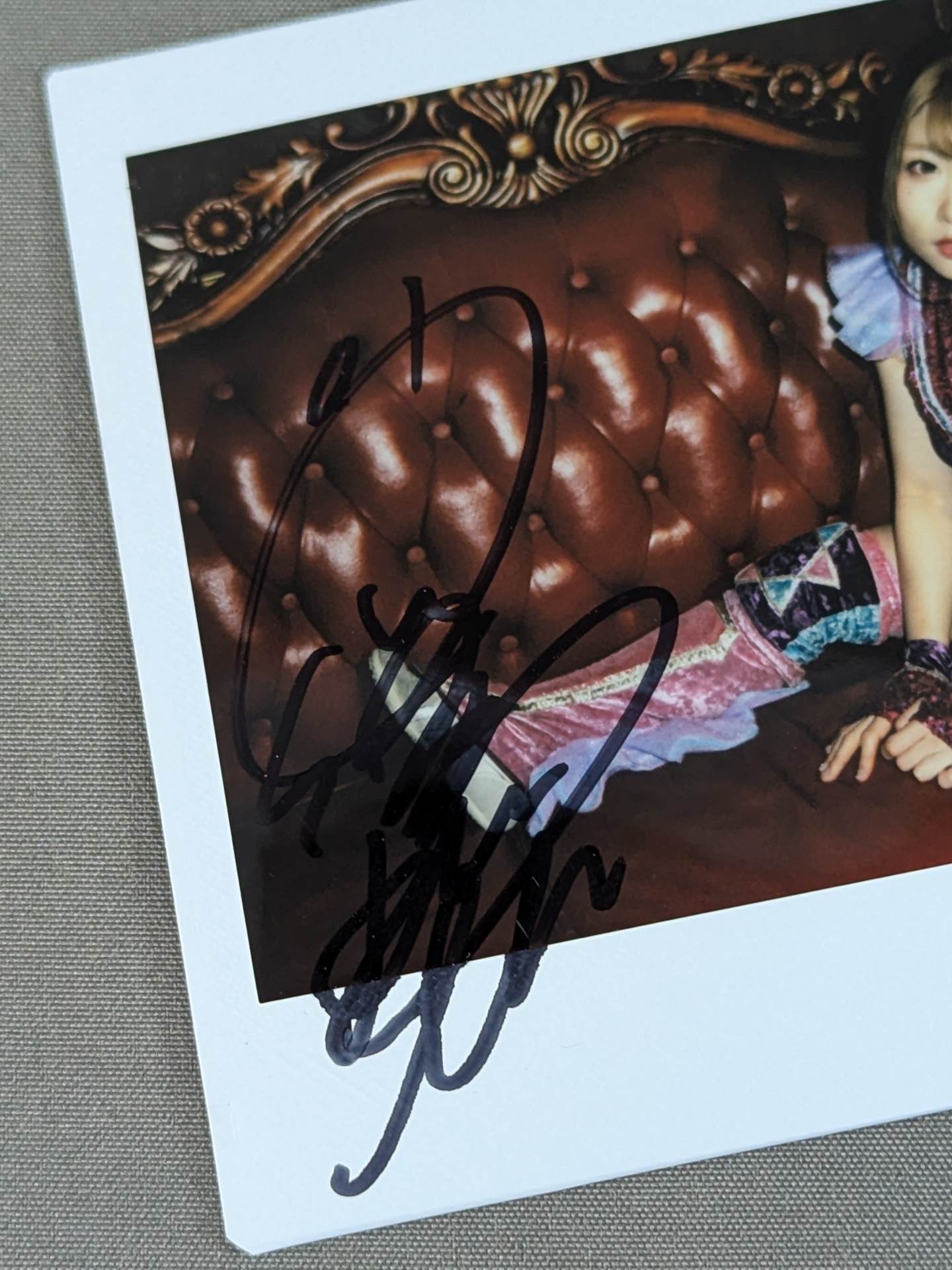 Tam Nakano hand signed autograph Cheki (K-3)
