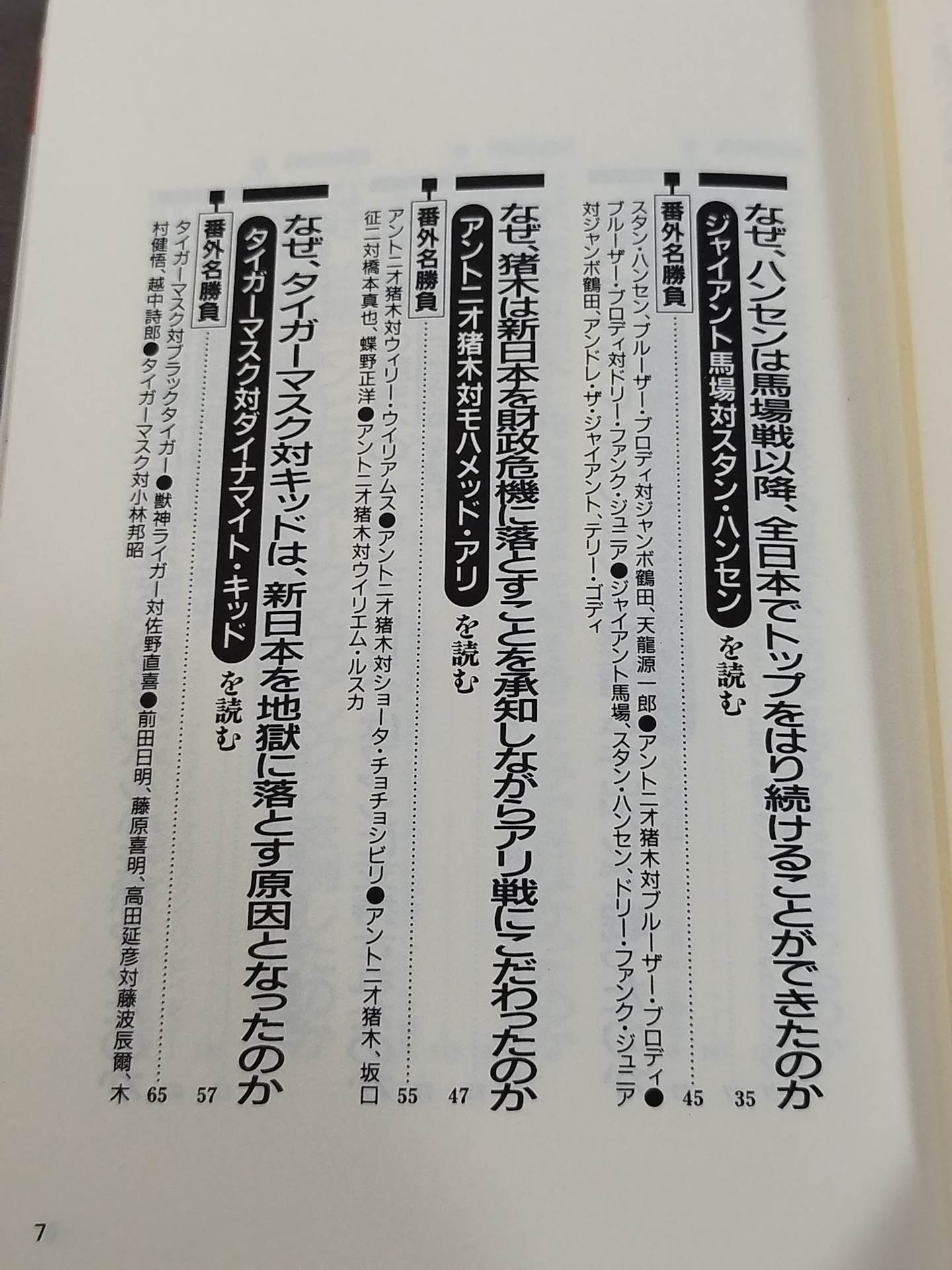 ポケットブック44 マニアも唸るプロレス名勝負の読み方