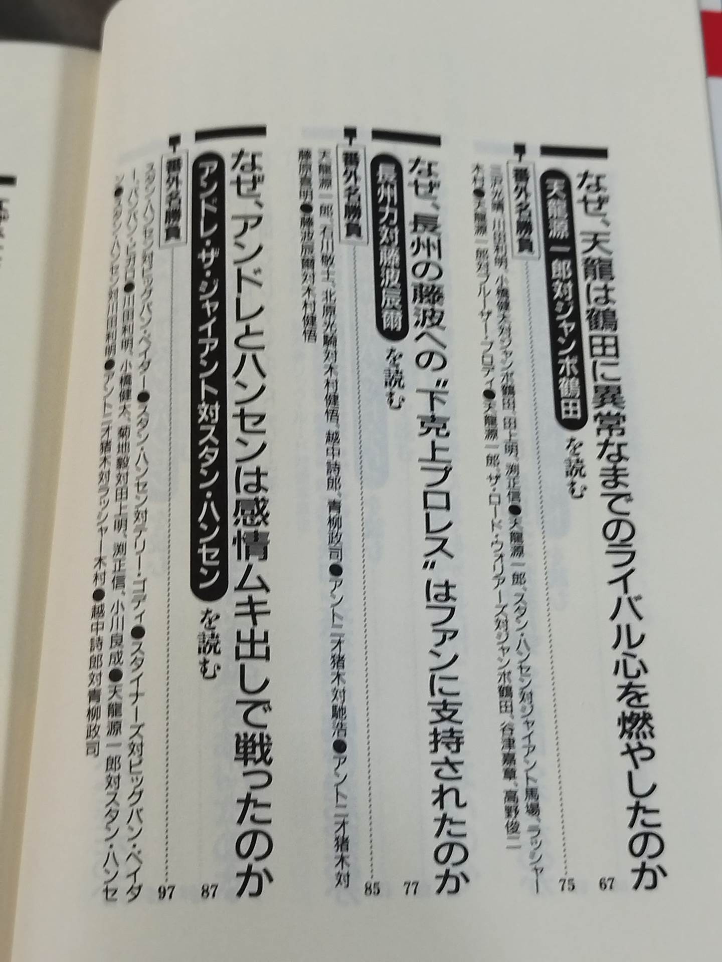 ポケットブック44 マニアも唸るプロレス名勝負の読み方