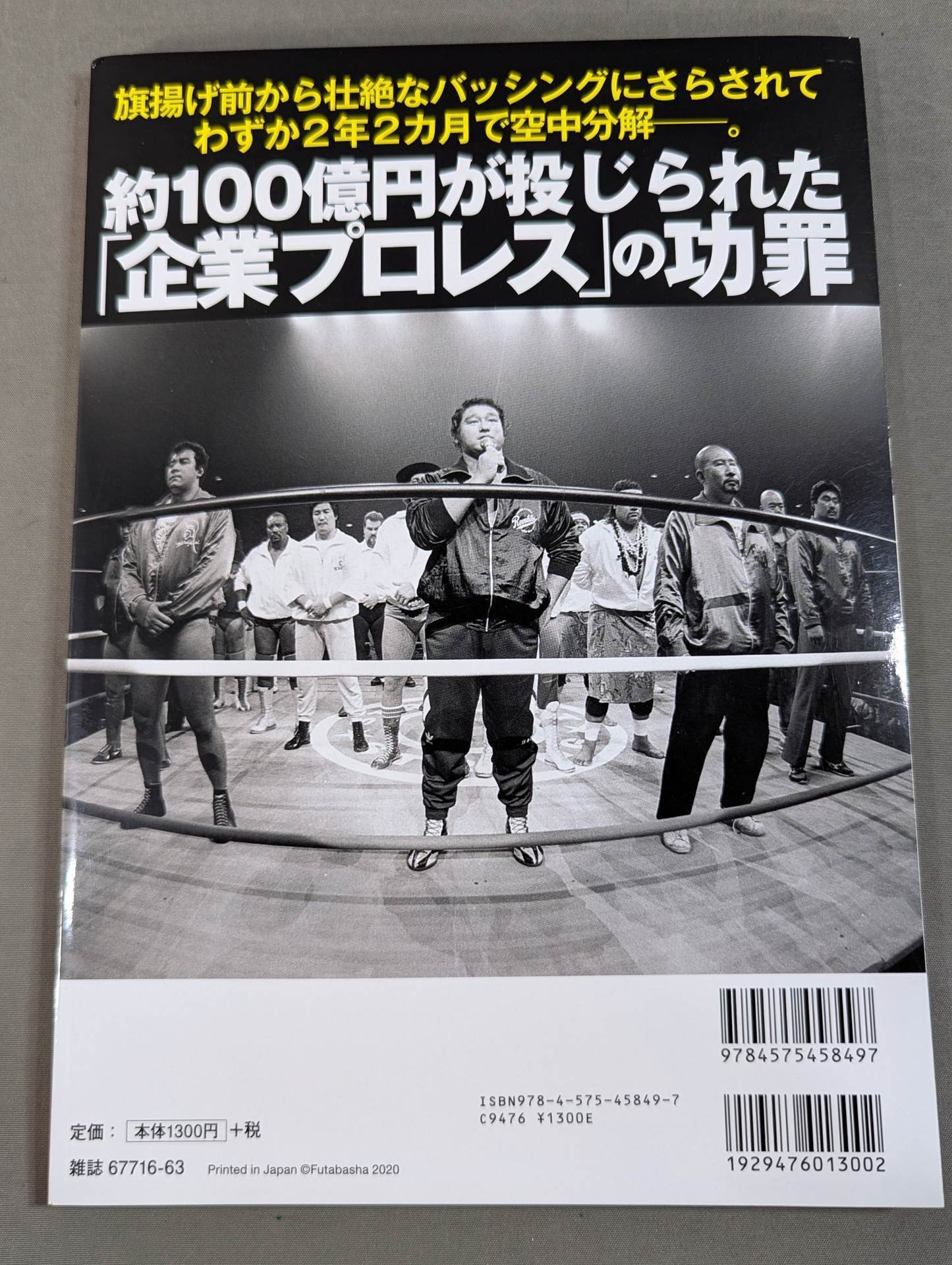 Our Pro Wrestling Vol.15 The Truth About SWS's 30th Year 12 People Clearly Talked About "Corporate The merits and demerits of "Pro Wrestling"