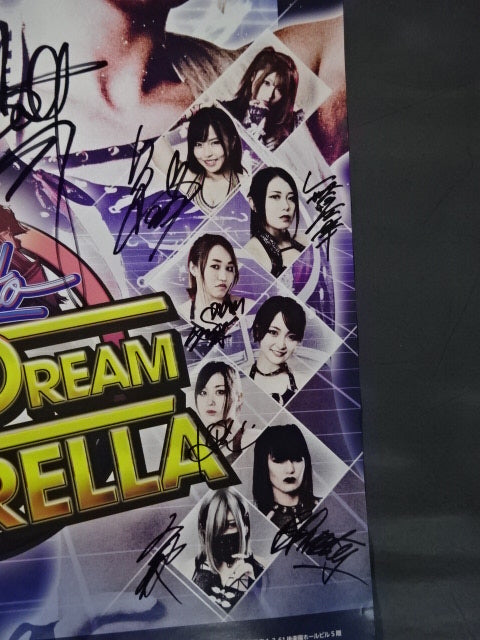 [13 fighters hand signed autograph 】STARDOM Road to OSAKA DREAM CINDERELLA