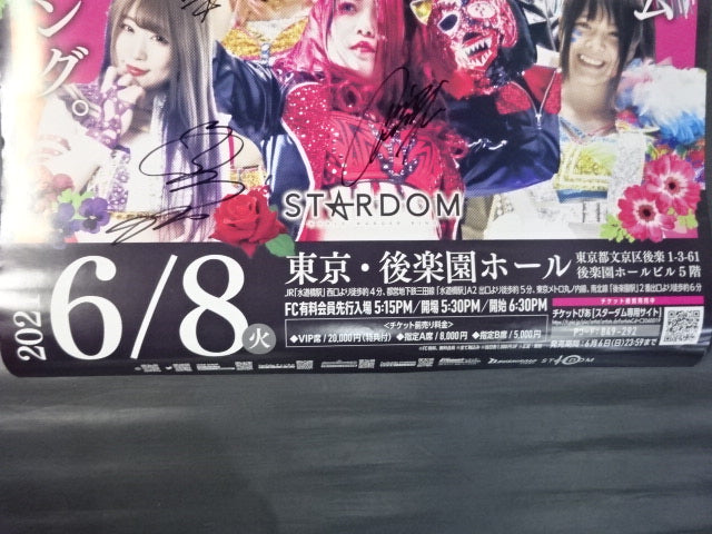 [13 fighters hand signed autograph 】STARDOM Road to TOKYO DREAM CINDERELLA 2021 Special Edition