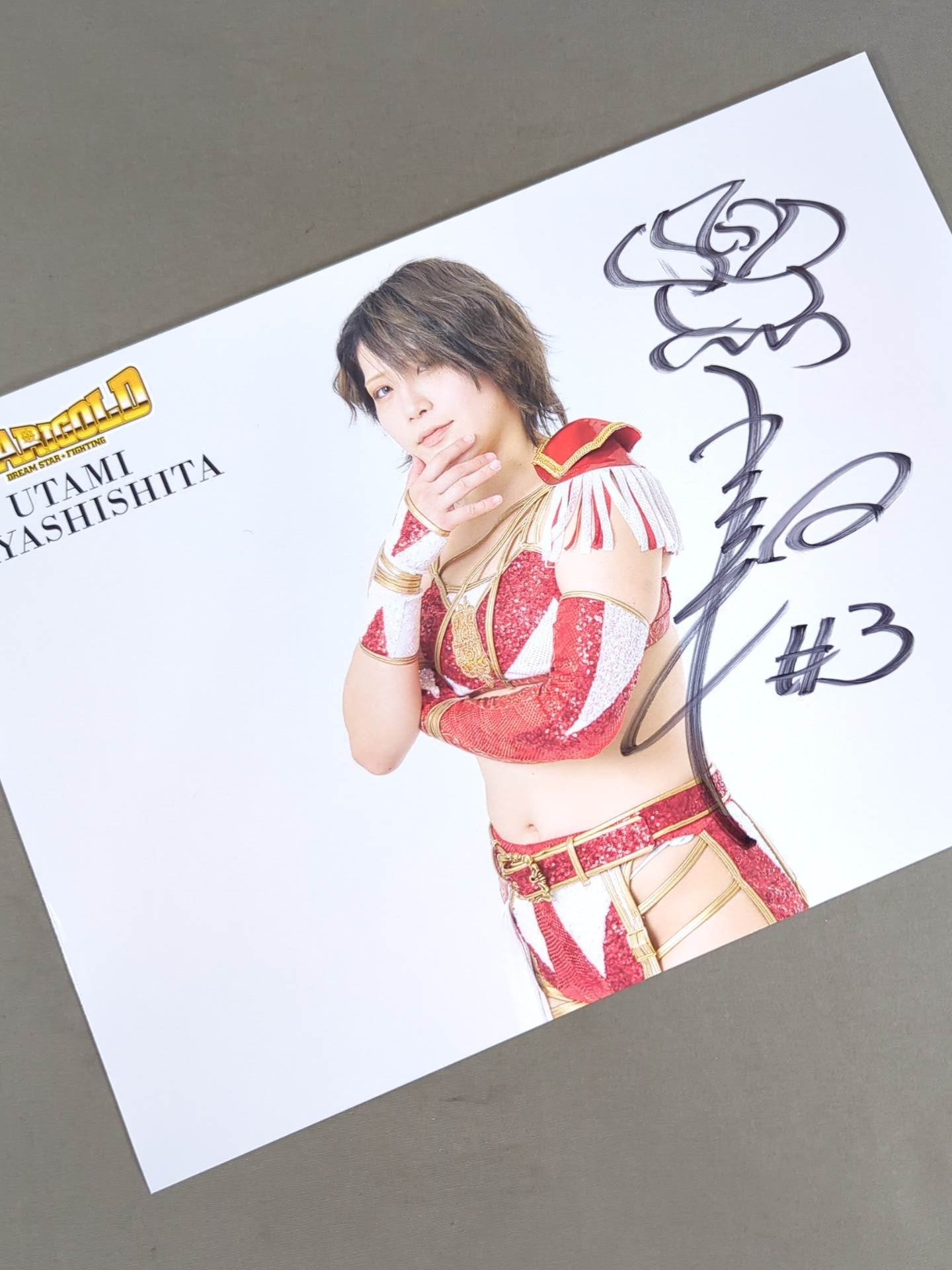 林下詩美 直筆サイン入り ポートレート(A-1) – 闘道館