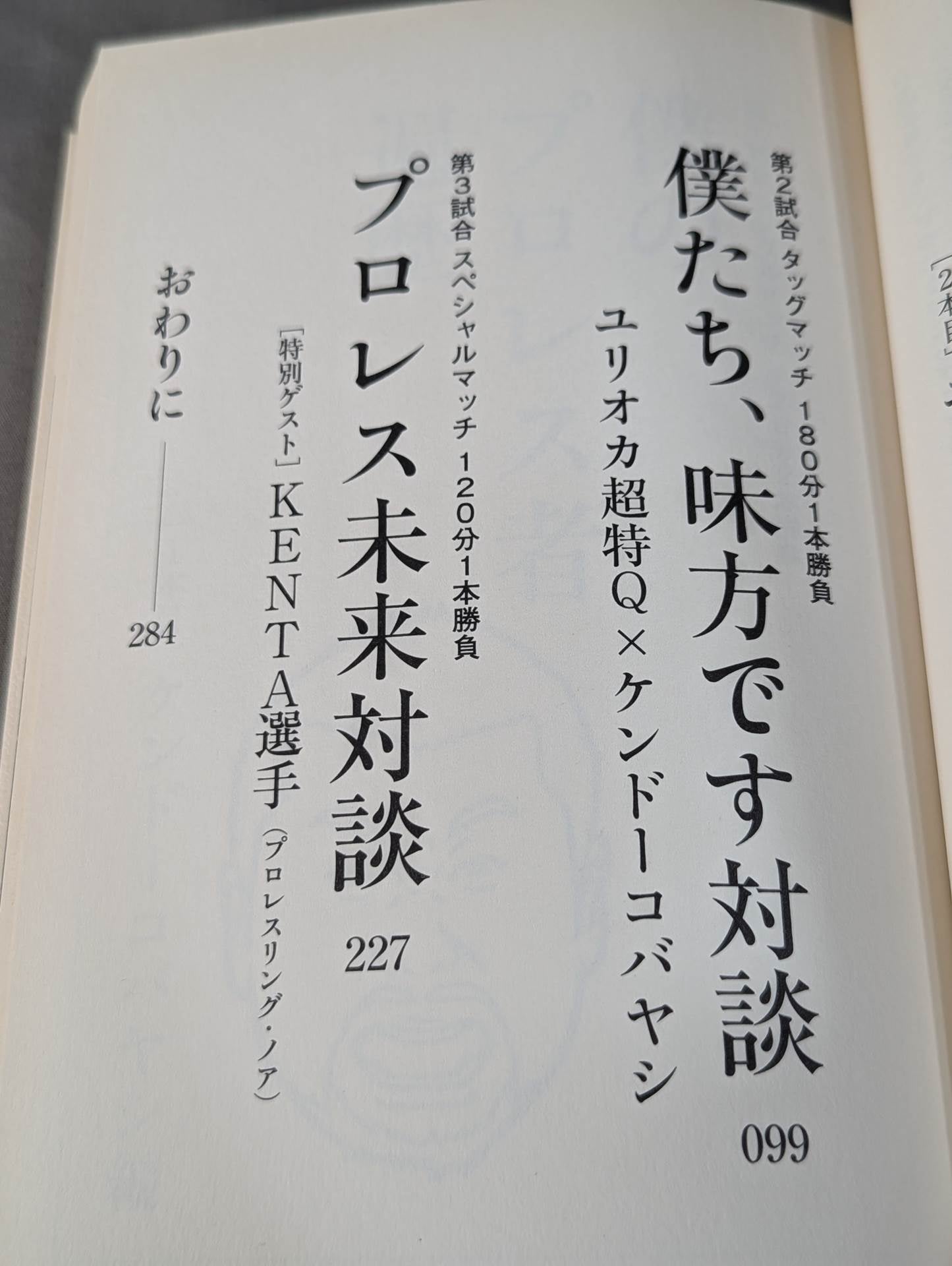僕たち、プロレスの味方です