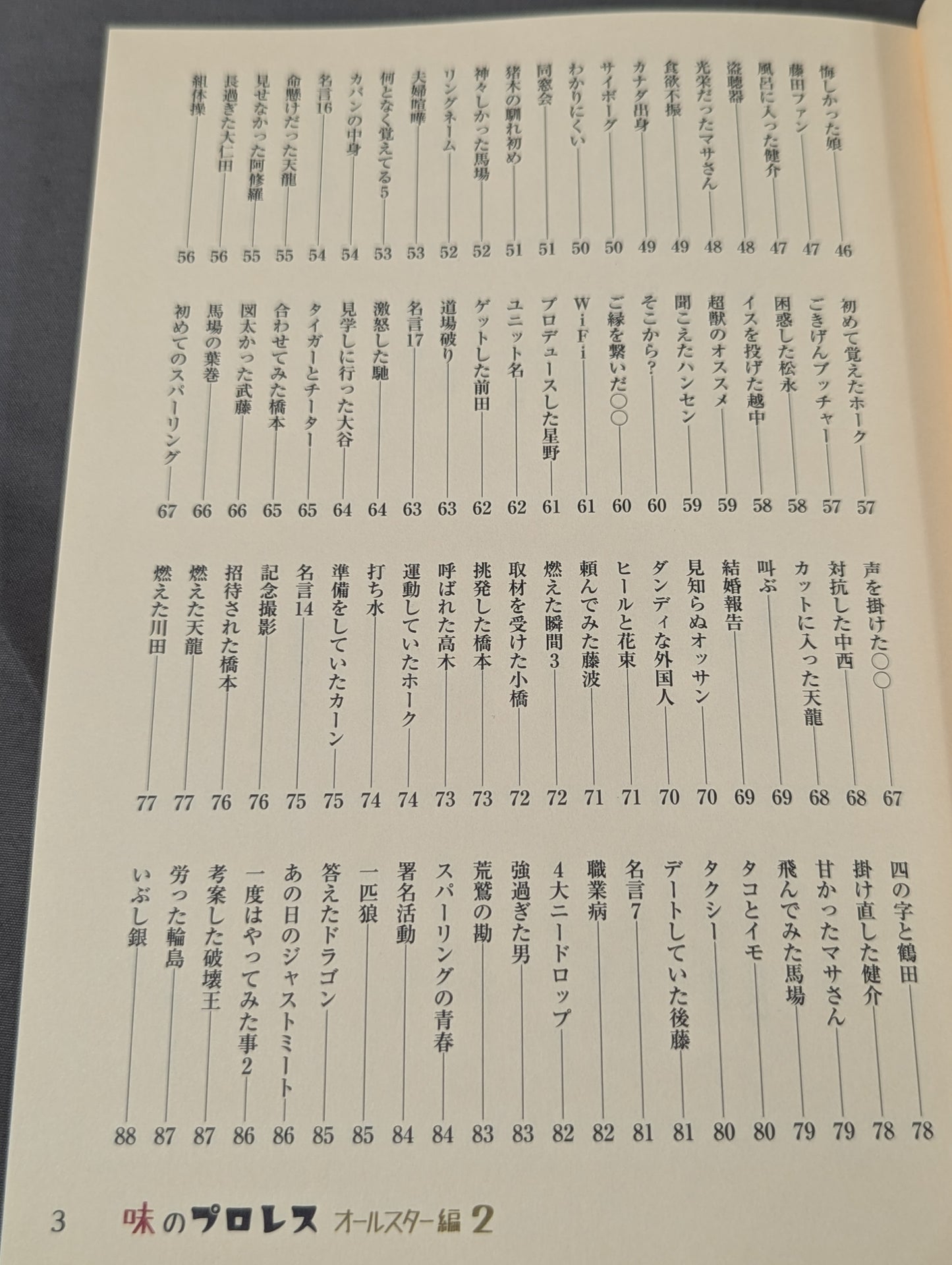 味のプロレス オールスター編2