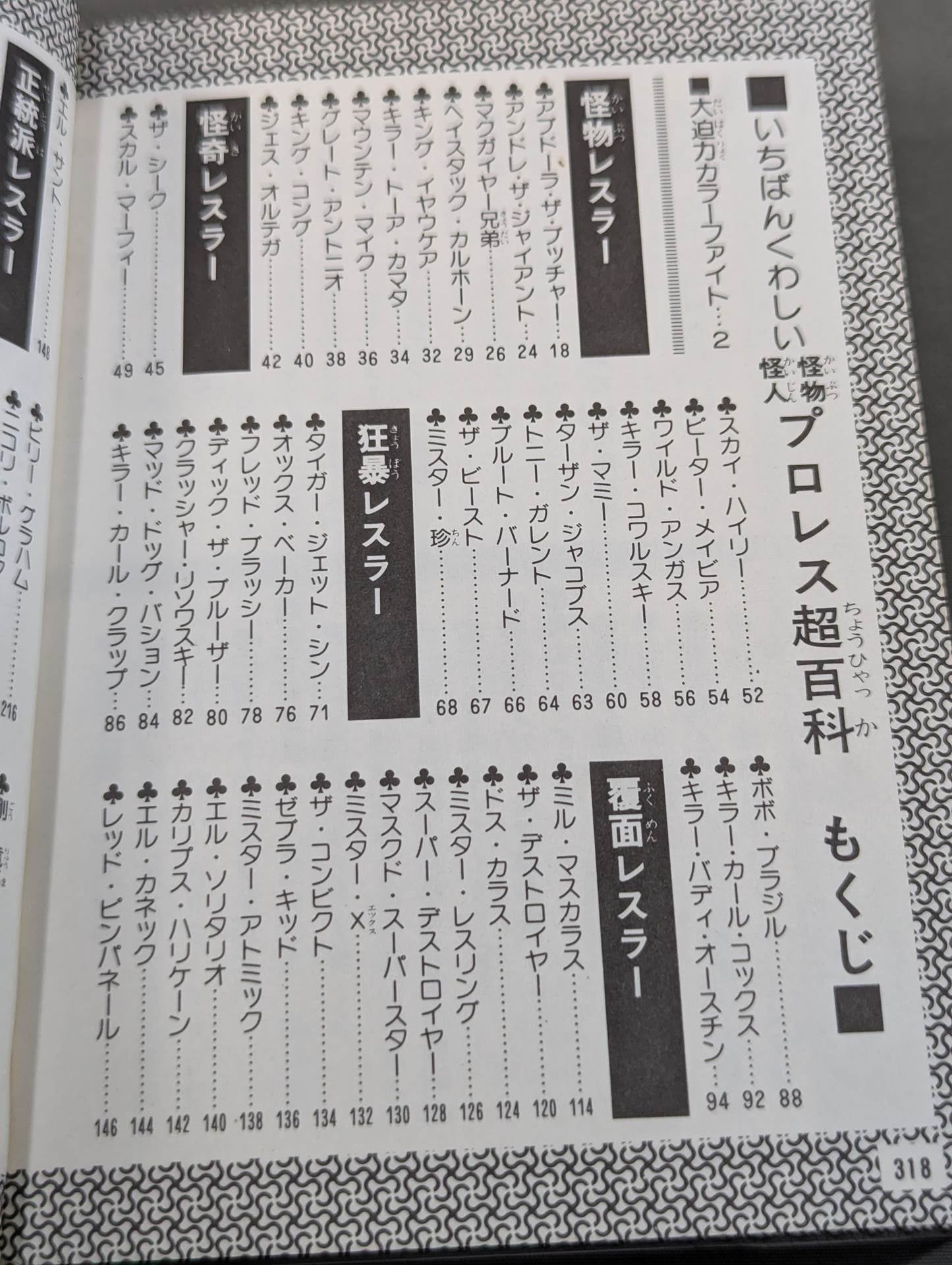 超百科シリーズ① 怪物怪人プロレス超百科