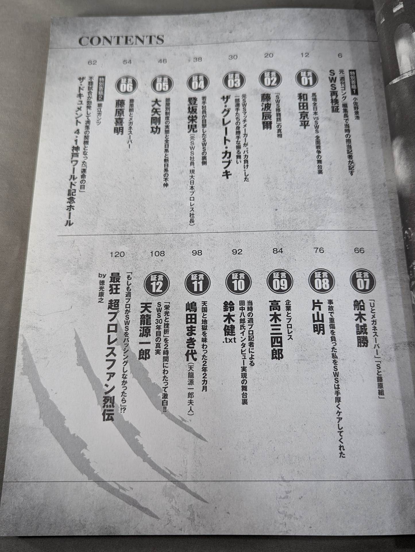 俺たちのプロレス Vol.15 SWS 30年目の真実