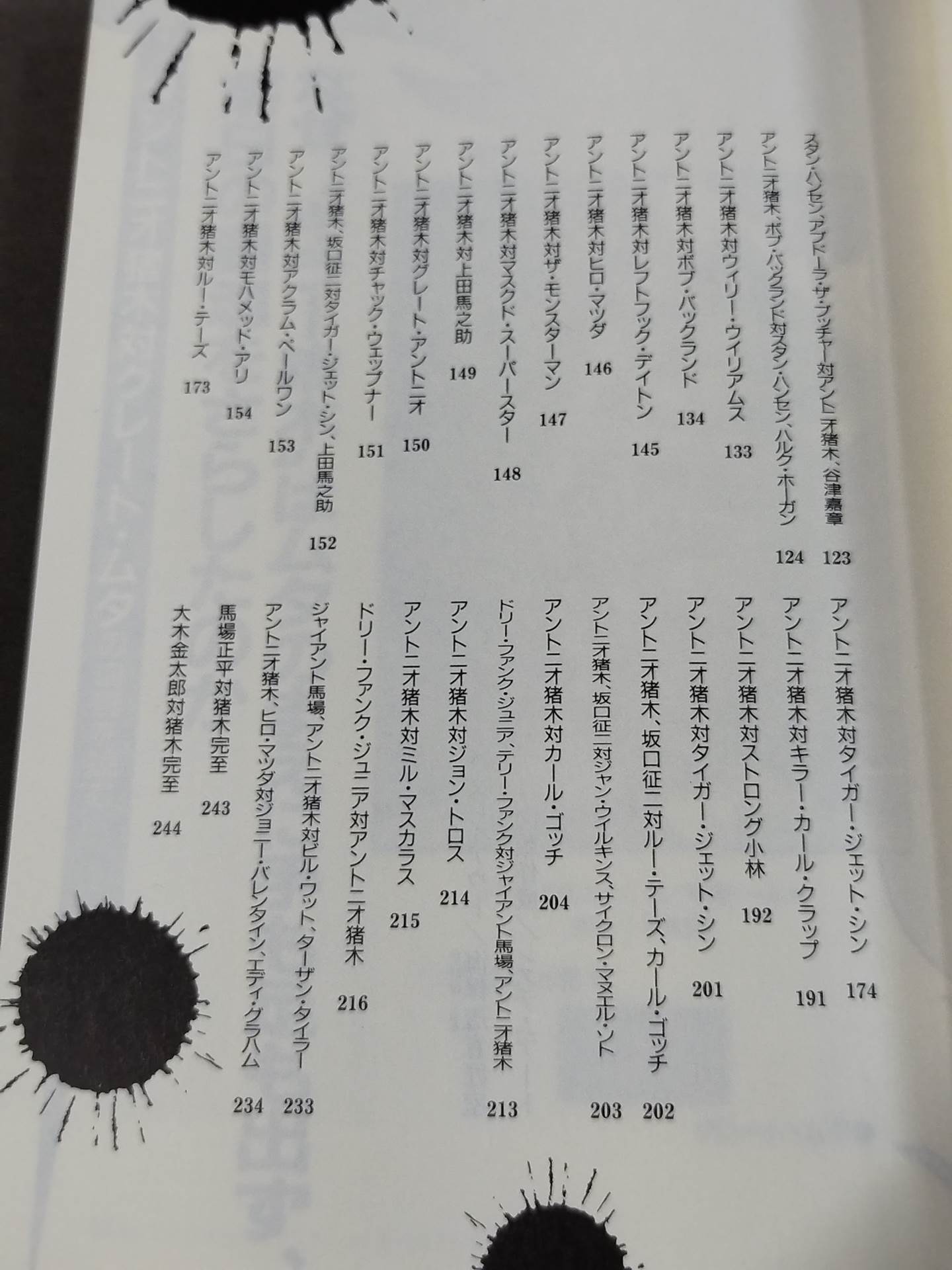 ポケットブック70 アントニオ猪木血闘名勝負の読み方