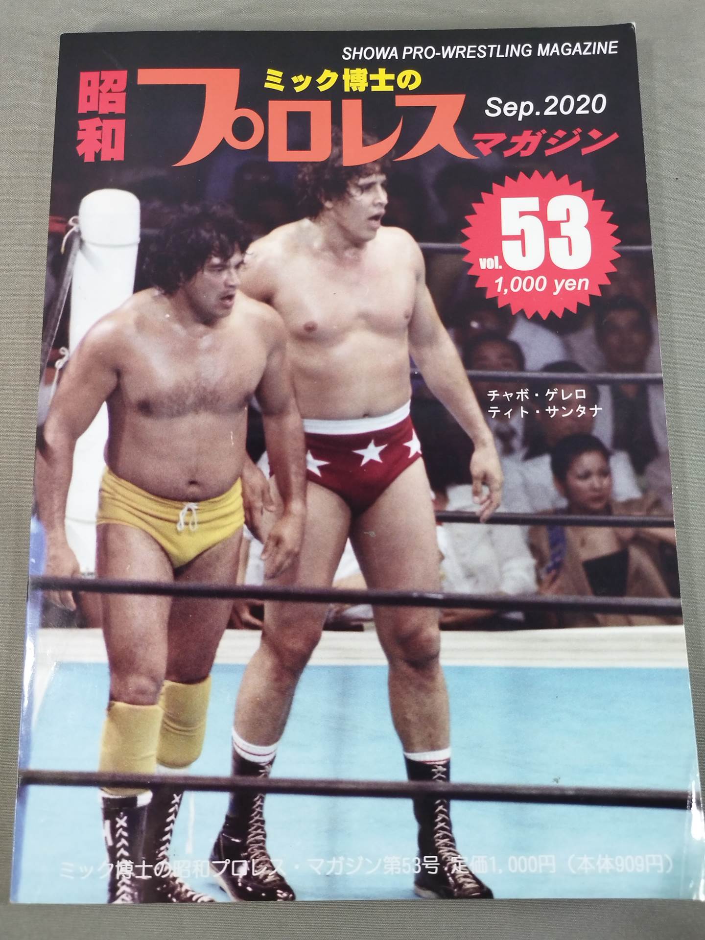 ミック博士の昭和プロレスマガジン第53号 ★特集 MSGシリーズ第2弾★