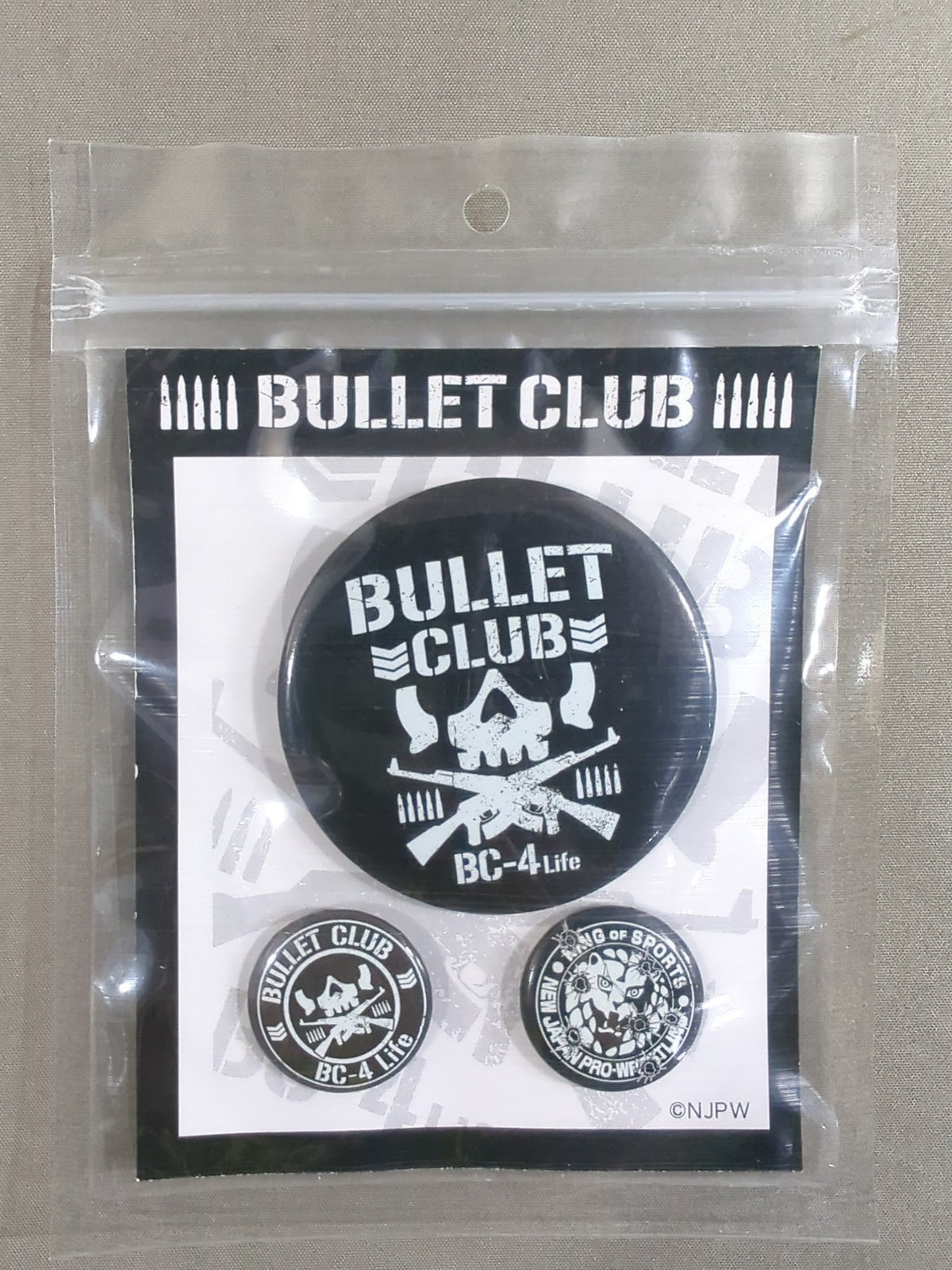 BULLET CLUB PinBack button Set