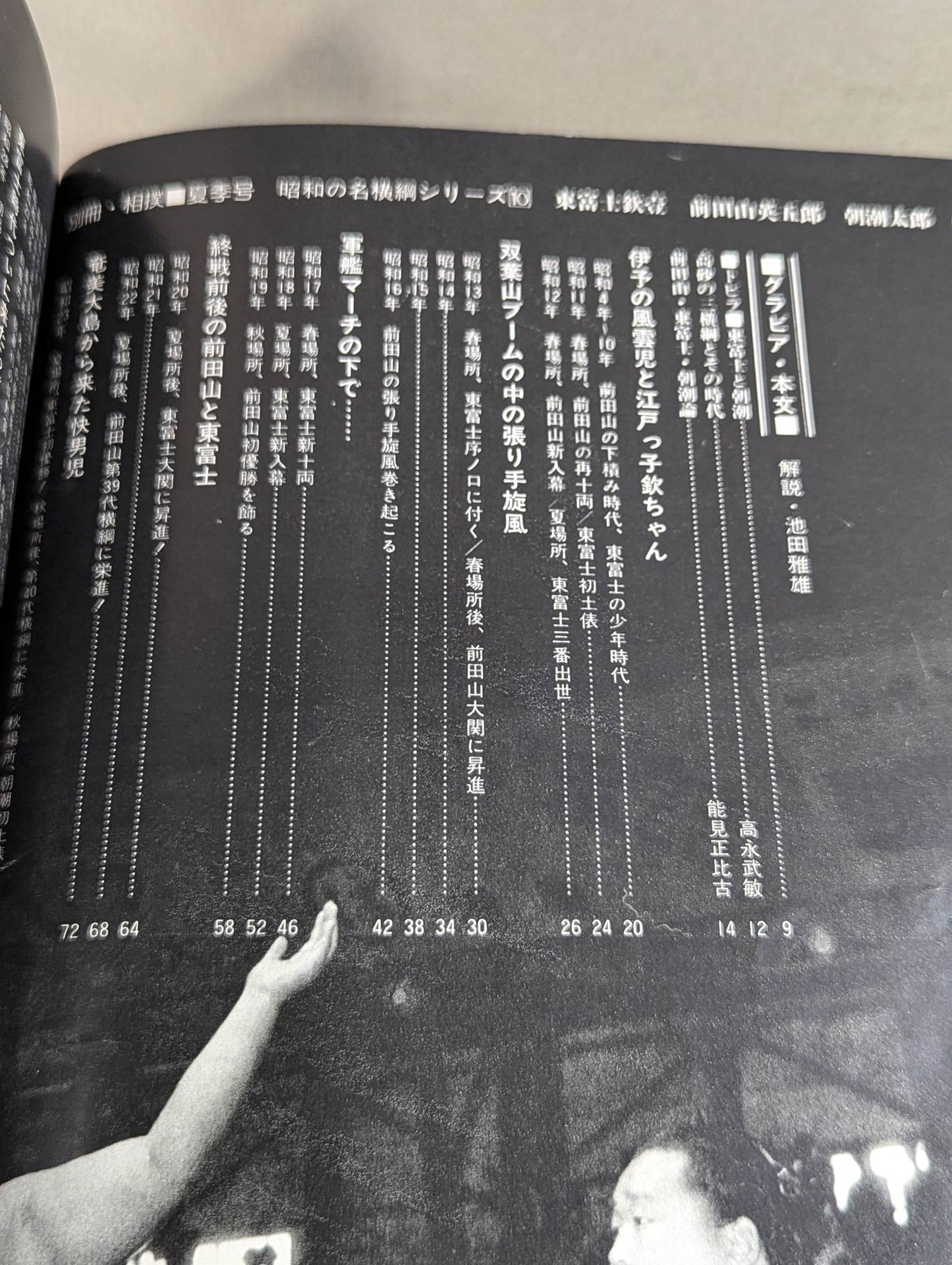 昭和の名横綱シリーズ⑩ 東富士欽壹