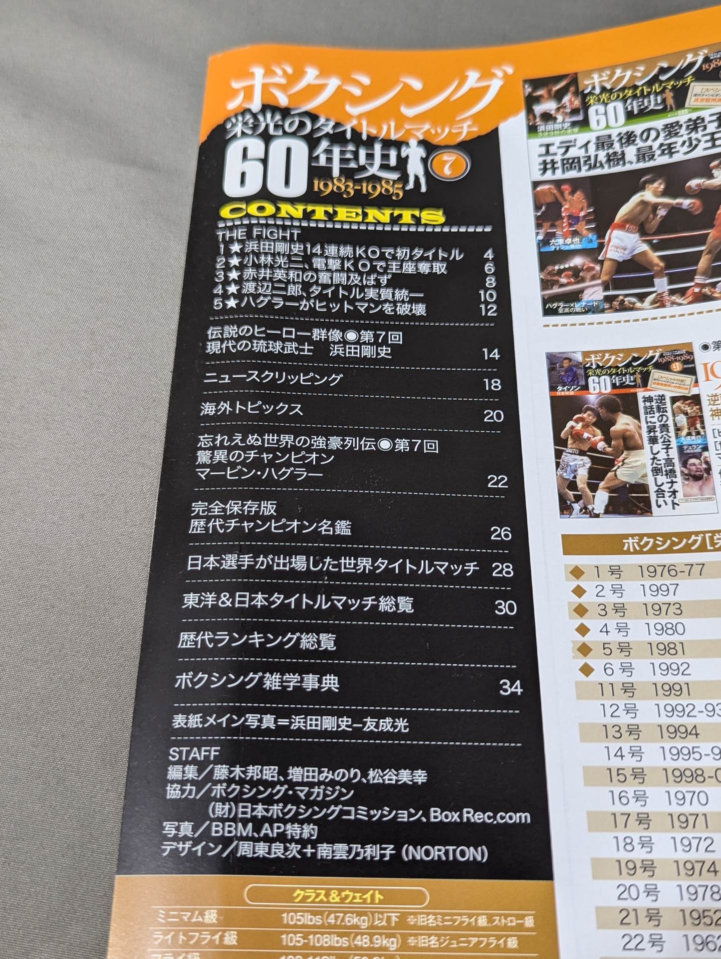 ボクシング栄光のタイトルマッチ60年史 (7)