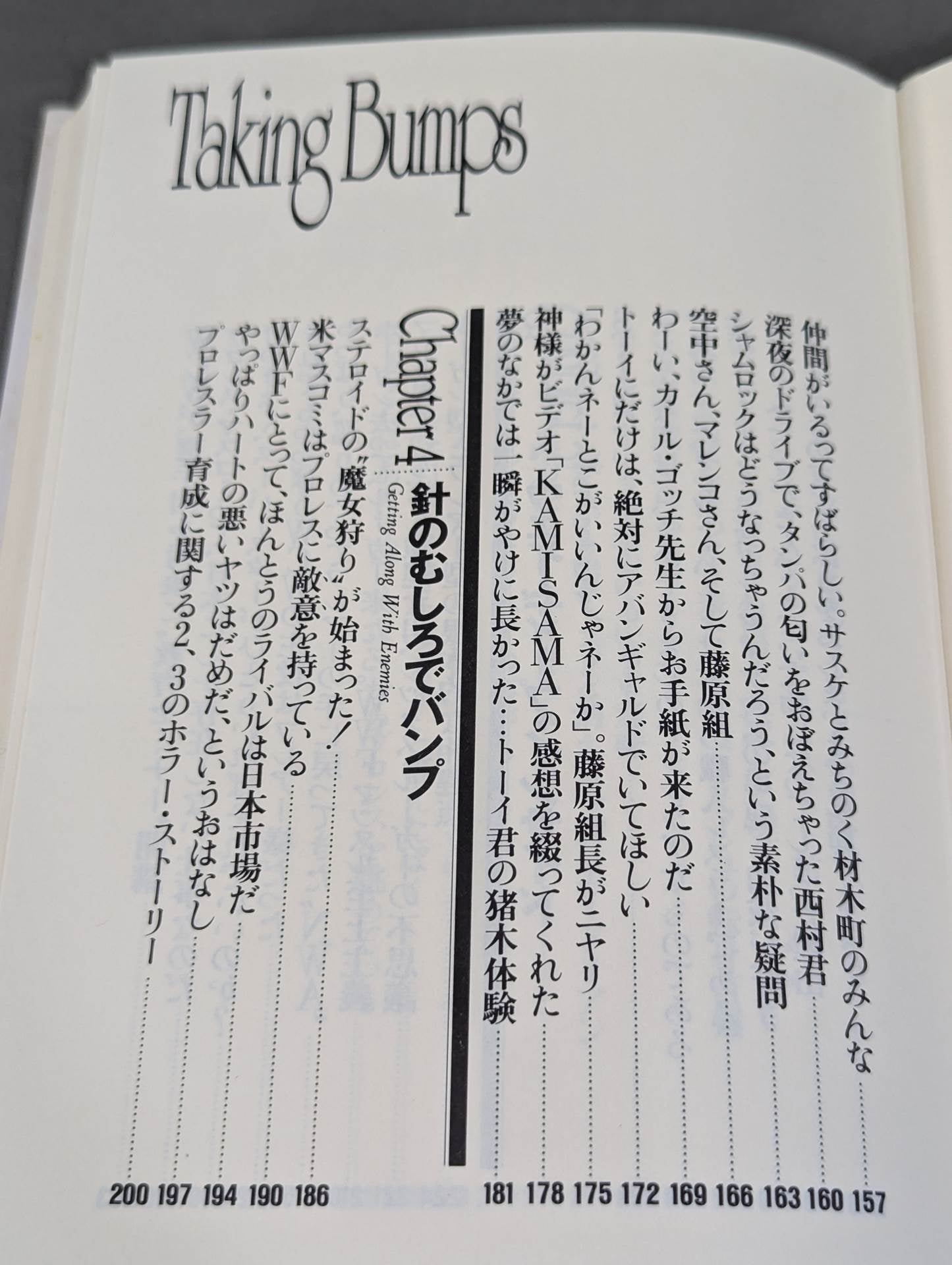 テイキング・バンプ とっておきのプロレスリング・コラム