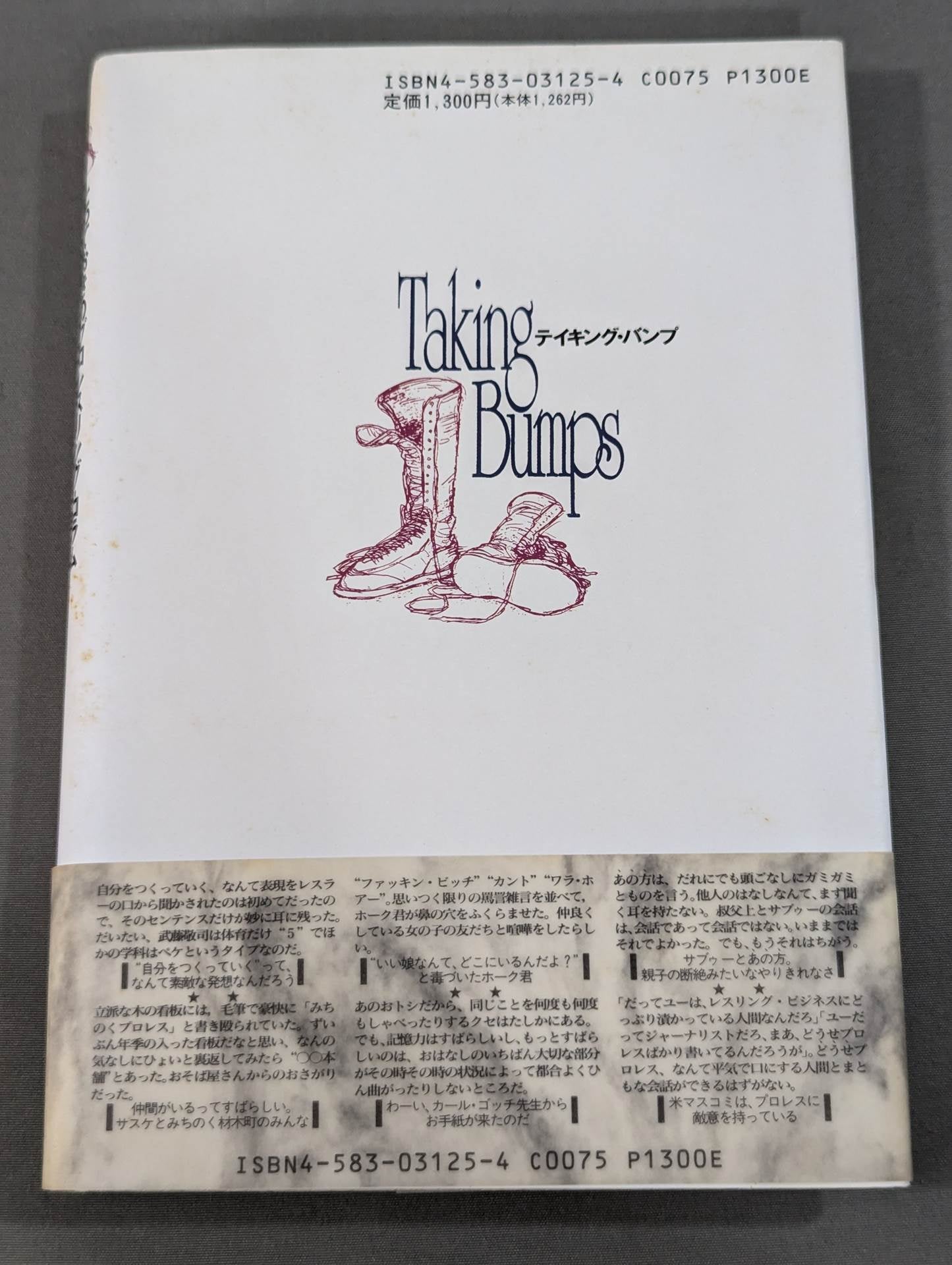 テイキング・バンプ とっておきのプロレスリング・コラム