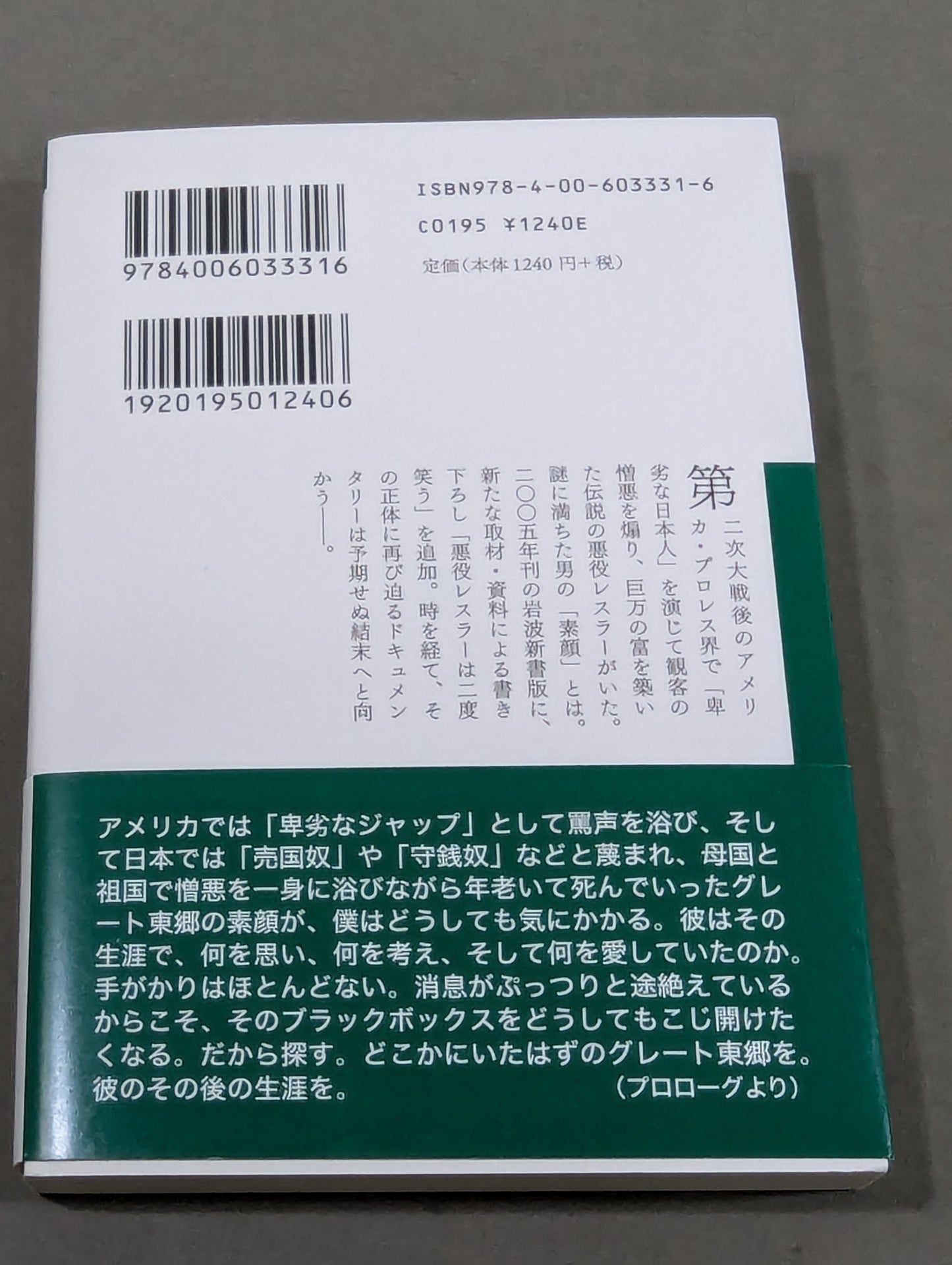 【著者 直筆サイン&購入特典付】増補版 悪役レスラーは笑う 「卑劣なジャップ」グレート東郷
