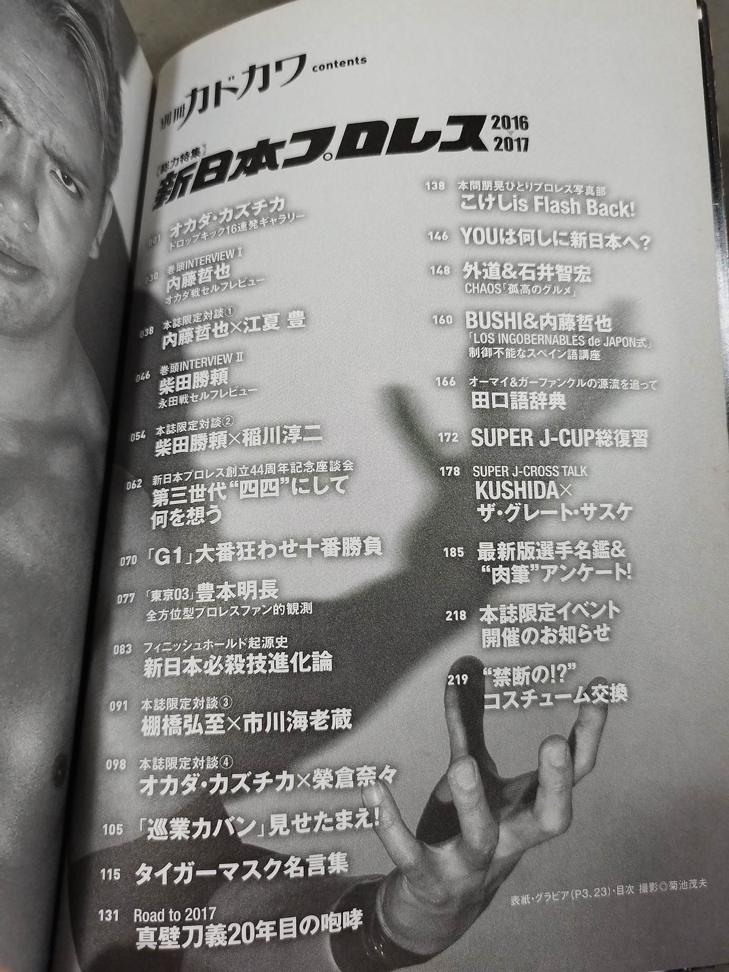 Bessatsu Kadokawa Special Feature New Japan Pro Wrestling 2016→2017