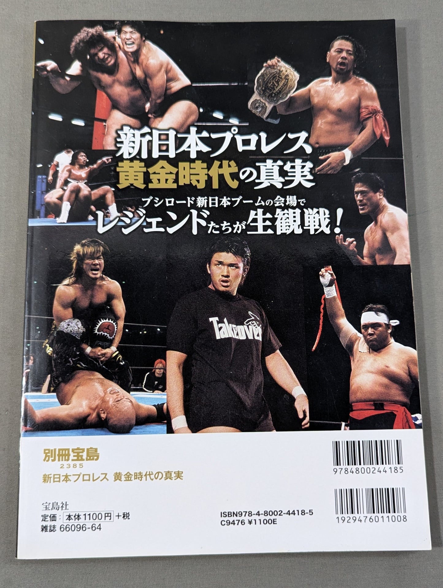 Separate volume Treasure Island 2385 The truth of the golden age of New Japan Pro Wrestling Legendary alumni are grateful! Past Present
