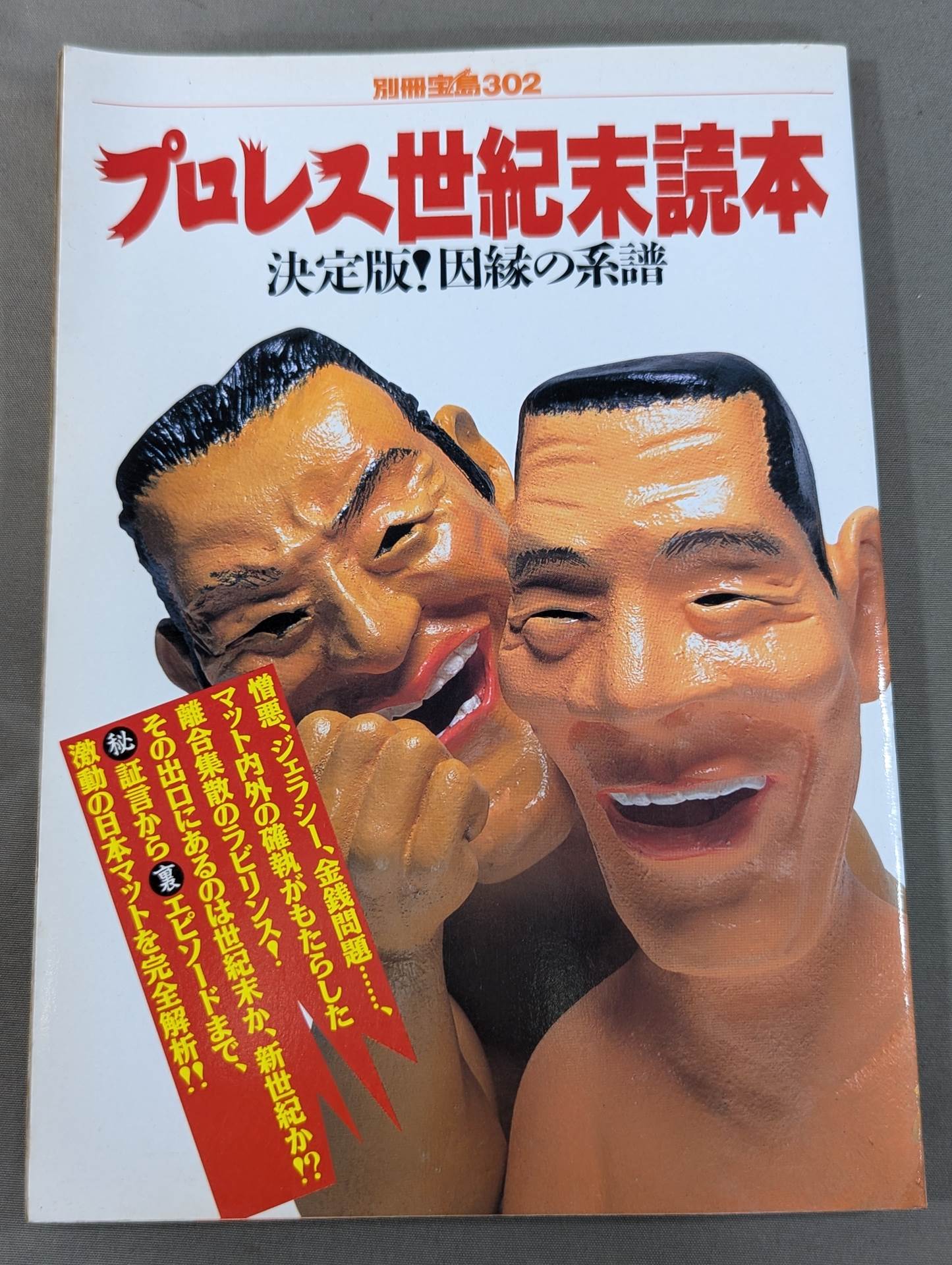 Bessatsu Takarajima 302 Pro Wrestling End of the Century Reader Definitive Edition!