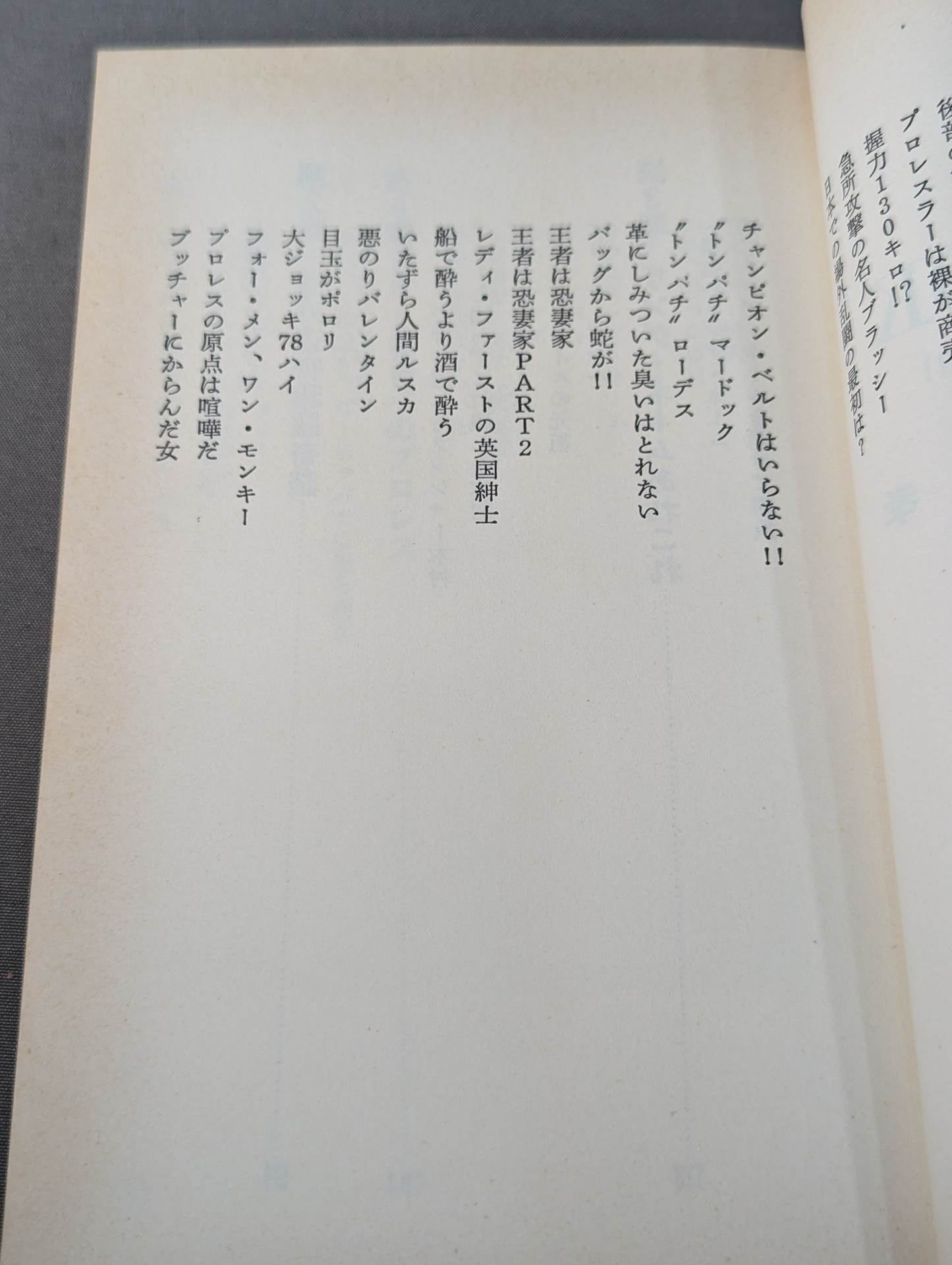プロレスゲラゲラBOOK